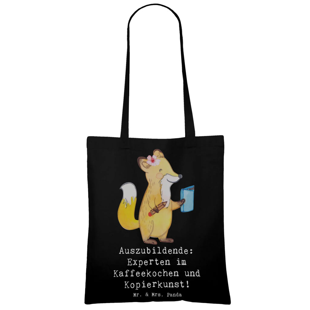 Tote bag Auszubildende: Experten im Kaffeekochen und Kopierkunst! Jutebeutel, Badetasche, Umhängetasche, Stofftasche, Strandtasche, Einkaufstüte, Tasche, Beutel, Tragetasche, Stoffbeutel, Einkaufstasche, Shopper, Beuteltasche, Laptoptasche, Jutetasche, Schultertasche, Beruf, Ausbildung, Jubiläum, Abschied, Rente, Kollege, Kollegin, Geschenk, Schenken, Arbeitskollege, Mitarbeiter, Firma, Danke, Dankeschön