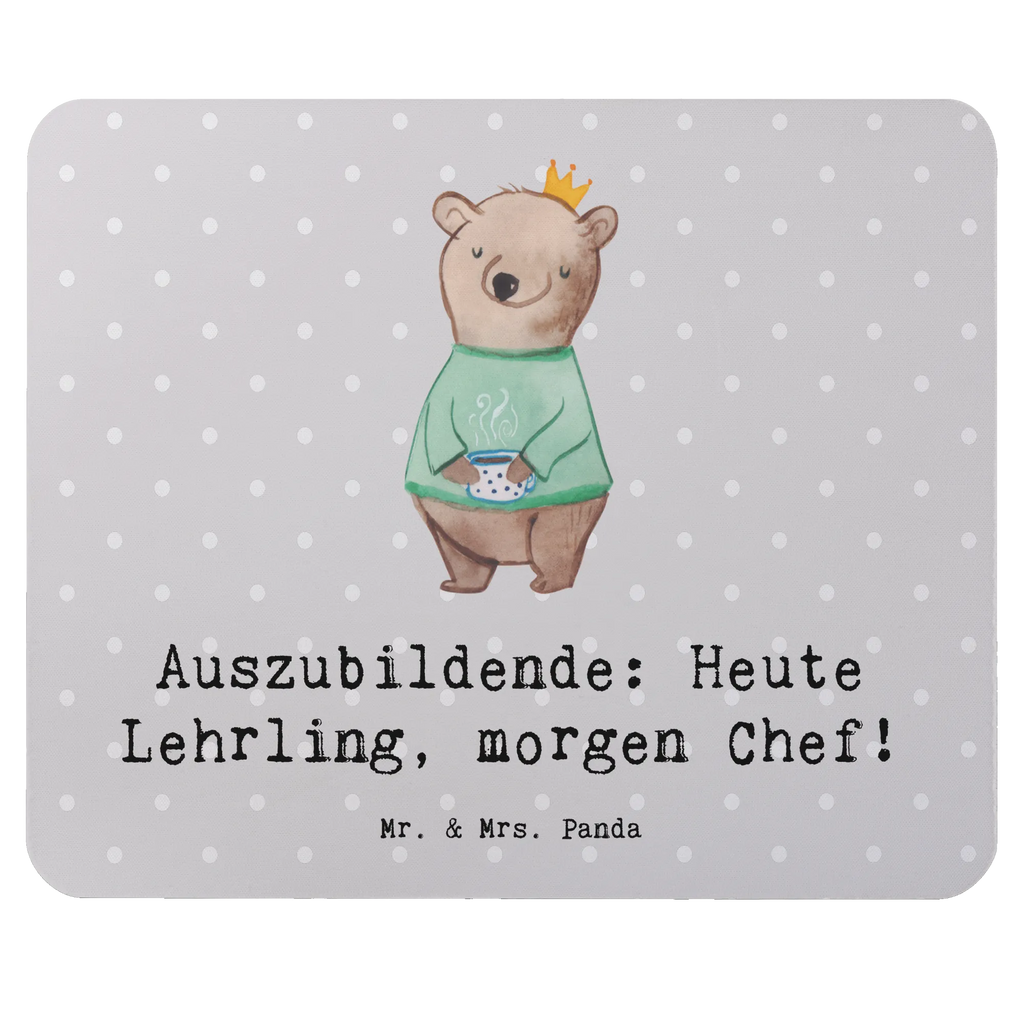Mouse mat Auszubildende: Heute Lehrling, morgen Chef! PC Zubehör, Computer zubehör, Designer Mauspad, Einzigartiges Mauspad, Büroausstattung, Mauspad, Arbeitszimmer, Mausunterlage, Mauspad Büro, Mousepad, Beruf, Ausbildung, Jubiläum, Abschied, Rente, Kollege, Kollegin, Geschenk, Schenken, Arbeitskollege, Mitarbeiter, Firma, Danke, Dankeschön