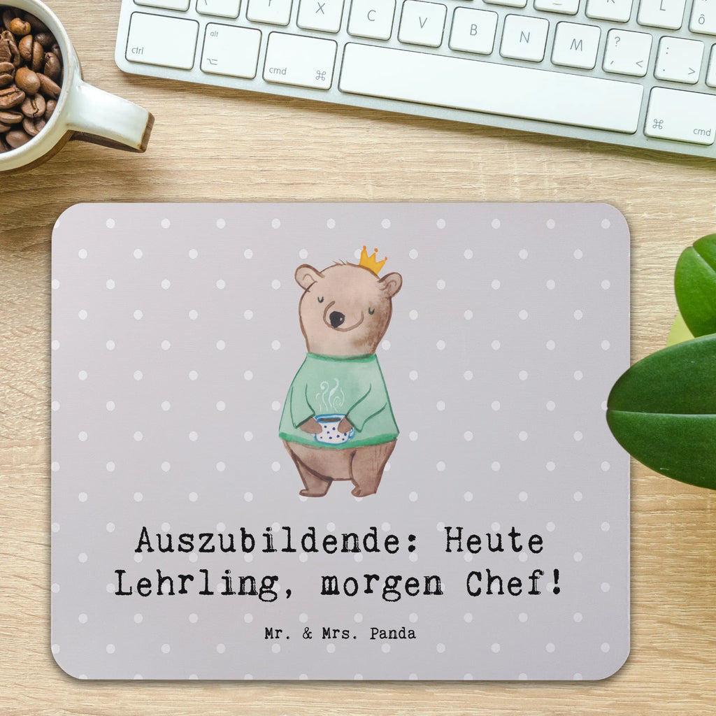 Mouse mat Auszubildende: Heute Lehrling, morgen Chef! PC Zubehör, Computer zubehör, Designer Mauspad, Einzigartiges Mauspad, Büroausstattung, Mauspad, Arbeitszimmer, Mausunterlage, Mauspad Büro, Mousepad, Beruf, Ausbildung, Jubiläum, Abschied, Rente, Kollege, Kollegin, Geschenk, Schenken, Arbeitskollege, Mitarbeiter, Firma, Danke, Dankeschön