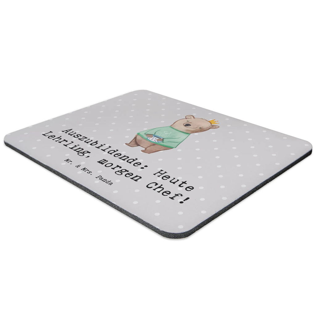 Mouse mat Auszubildende: Heute Lehrling, morgen Chef! PC Zubehör, Computer zubehör, Designer Mauspad, Einzigartiges Mauspad, Büroausstattung, Mauspad, Arbeitszimmer, Mausunterlage, Mauspad Büro, Mousepad, Beruf, Ausbildung, Jubiläum, Abschied, Rente, Kollege, Kollegin, Geschenk, Schenken, Arbeitskollege, Mitarbeiter, Firma, Danke, Dankeschön