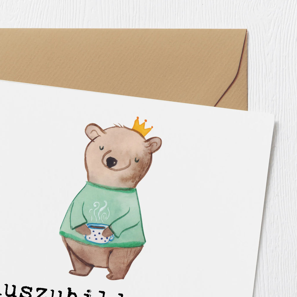 Deluxe Card Auszubildende: Heute Lehrling, morgen Chef! Hochwertige Grußkarte, Glückwunschkarte, Hochzeitskarte, Klappkarte, Karte, Hochwertige Klappkarte, Geburtstagskarte, Grußkarte, Einladungskarte, Beruf, Ausbildung, Jubiläum, Abschied, Rente, Kollege, Kollegin, Geschenk, Schenken, Arbeitskollege, Mitarbeiter, Firma, Danke, Dankeschön