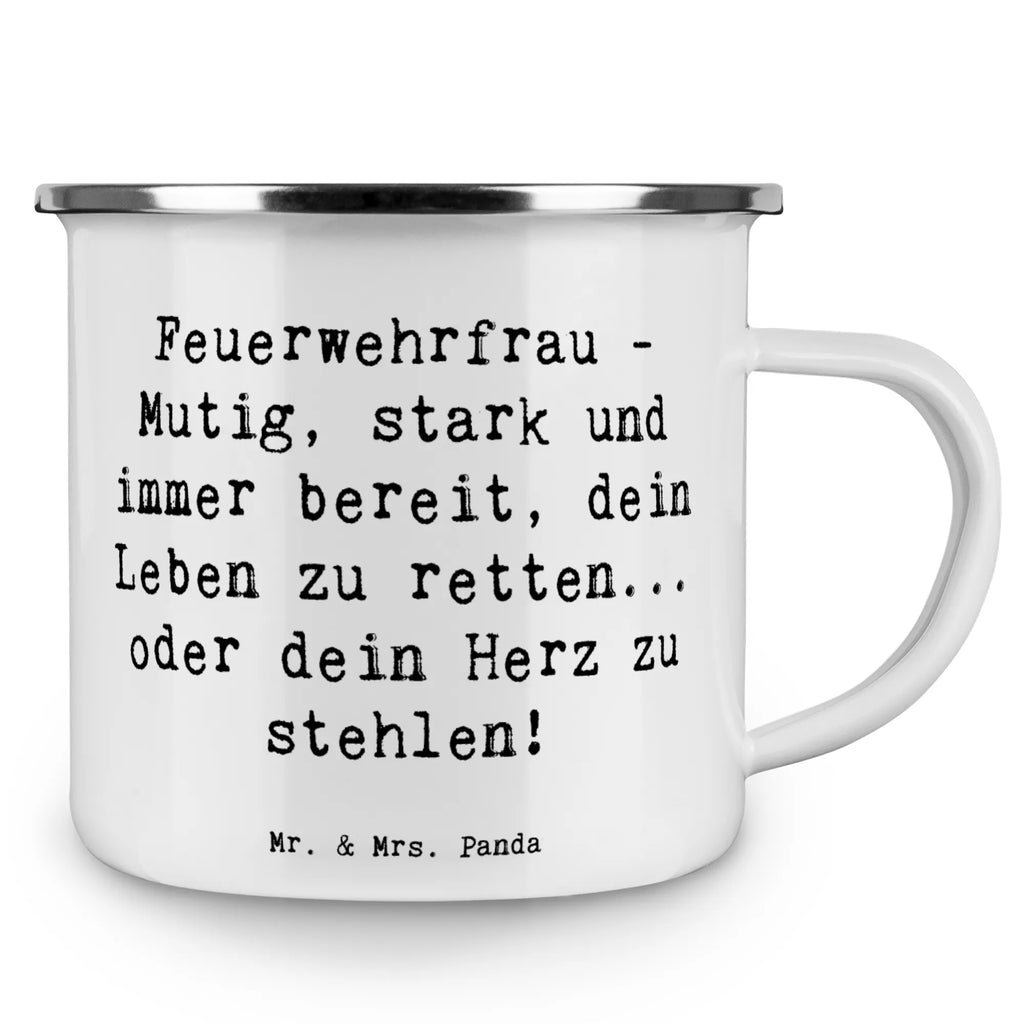 Enamel camping mug Saying Feuerwehrfrau - Mutig, stark und immer bereit, dein Leben zu retten... oder dein Herz zu stehlen! Metalltasse für Camping, Campingbecher, Outdoor Tasse, Metalltasse, Metall Tasse, Emaille Campingbecher, Emaille Trinkbecher, Emaille Becher, Tasse Camping, Emailletasse, Edelstahl Trinkbecher, Emaille Tassen, Camping Tasse Emaille, Tasse Emaille, Blechtasse, Campingtassen, Blechtassen, Campingtasse, Trinkbecher, Camping Tassen, Camping Tasse Metall, Camping Becher Edelstahl, Emaille Tasse, Emaille Becher Camping, Blechtasse Outdoor, Kaffee Blechtasse, Outdoor Becher, Camping Tassen Emaille, Camping Becher, Emaille Tasse Camping, Beruf, Ausbildung, Jubiläum, Abschied, Rente, Kollege, Kollegin, Geschenk, Schenken, Arbeitskollege, Mitarbeiter, Firma, Danke, Dankeschön