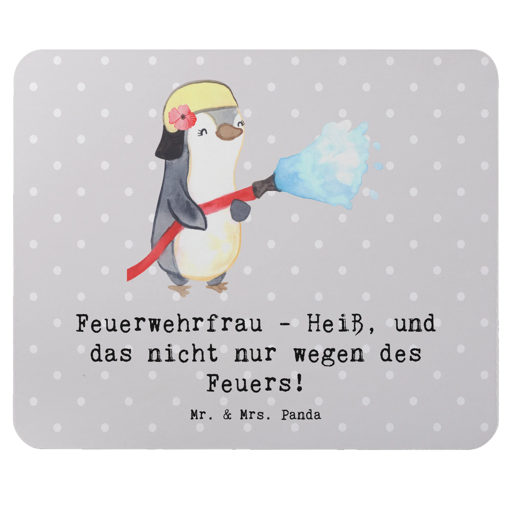 Mouse mat Feuerwehrfrau - Heiß, und das nicht nur wegen des Feuers! PC Zubehör, Designer Mauspad, Mausunterlage, Büroausstattung, Mauspad, Mauspad Büro, Einzigartiges Mauspad, Computer zubehör, Mousepad, Arbeitszimmer, Beruf, Ausbildung, Jubiläum, Abschied, Rente, Kollege, Kollegin, Geschenk, Schenken, Arbeitskollege, Mitarbeiter, Firma, Danke, Dankeschön