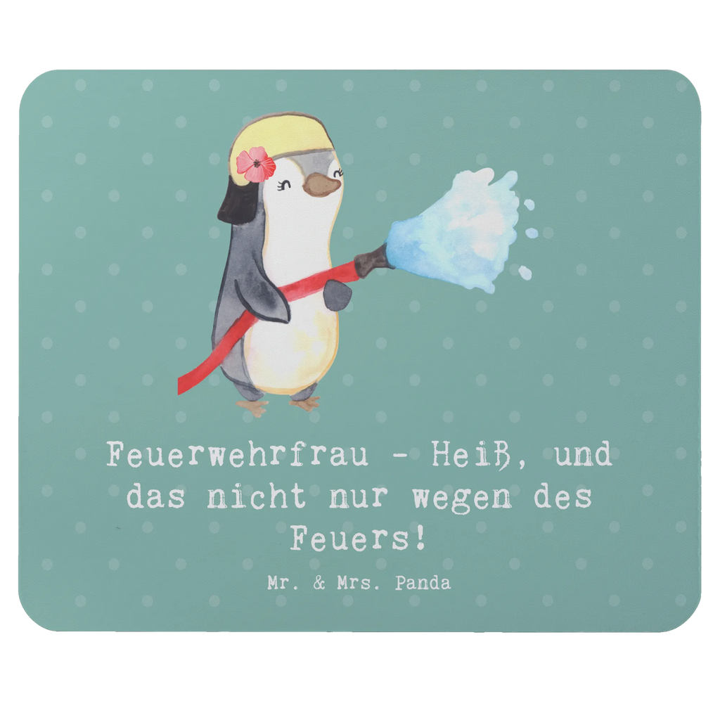 Mouse mat Feuerwehrfrau - Heiß, und das nicht nur wegen des Feuers! PC Zubehör, Designer Mauspad, Mausunterlage, Büroausstattung, Mauspad, Mauspad Büro, Einzigartiges Mauspad, Computer zubehör, Mousepad, Arbeitszimmer, Beruf, Ausbildung, Jubiläum, Abschied, Rente, Kollege, Kollegin, Geschenk, Schenken, Arbeitskollege, Mitarbeiter, Firma, Danke, Dankeschön
