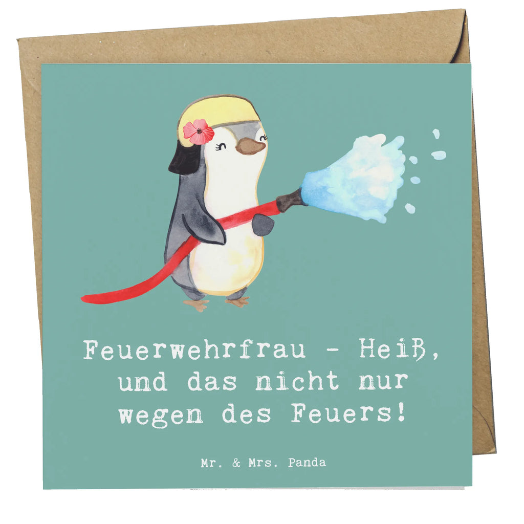Deluxe Karte Feuerwehrfrau Heiß Hochwertige Grußkarte, Hochzeitskarte, Glückwunschkarte, Karte, Geburtstagskarte, Hochwertige Klappkarte, Klappkarte, Einladungskarte, Grußkarte, Beruf, Ausbildung, Jubiläum, Abschied, Rente, Kollege, Kollegin, Geschenk, Schenken, Arbeitskollege, Mitarbeiter, Firma, Danke, Dankeschön