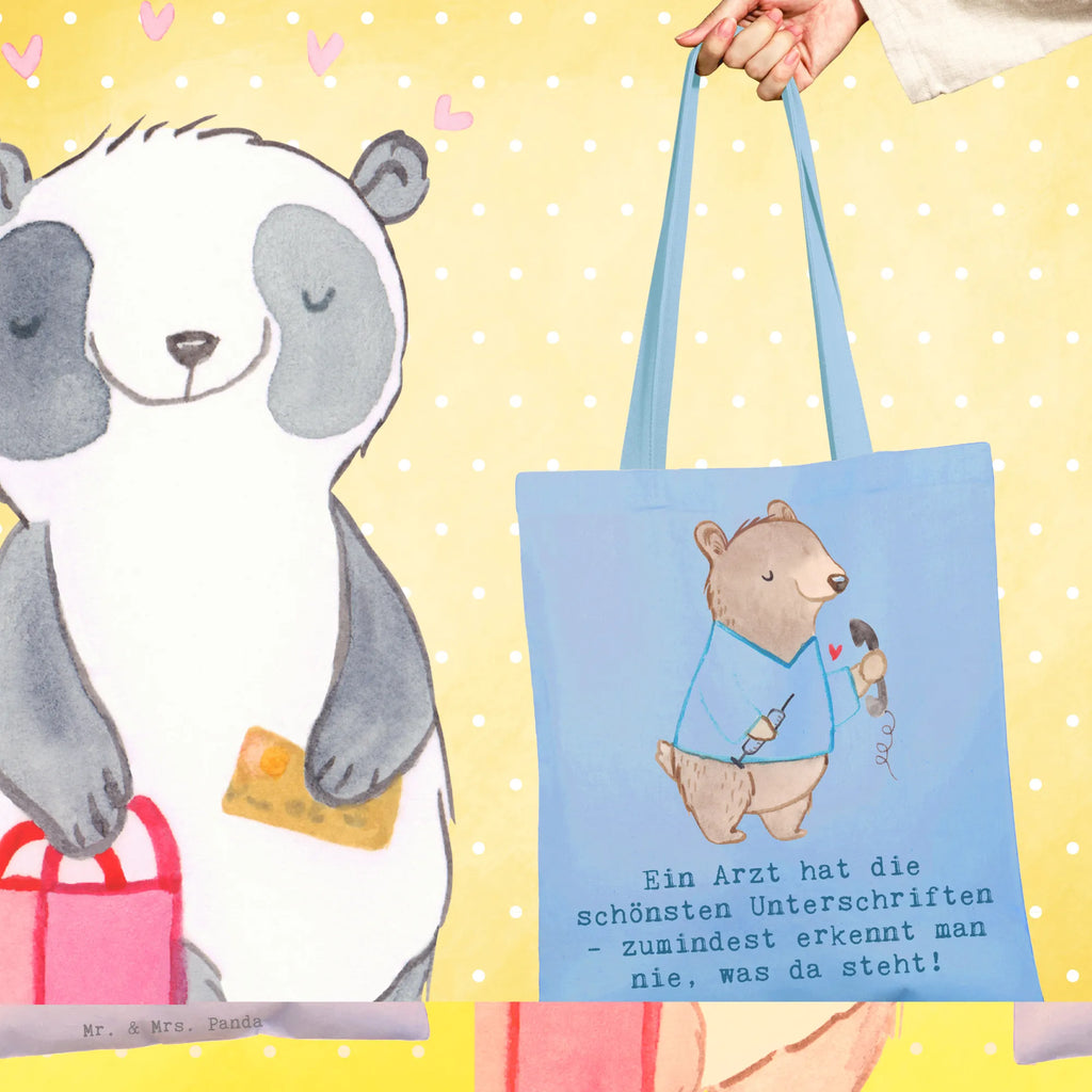 Tote bag Ein Arzt hat die schönsten Unterschriften - zumindest erkennt man nie, was da steht! Einkaufstüte, Tasche, Stofftasche, Laptoptasche, Einkaufstasche, Shopper, Beutel, Beuteltasche, Strandtasche, Jutebeutel, Stoffbeutel, Badetasche, Tragetasche, Schultertasche, Umhängetasche, Jutetasche, Beruf, Ausbildung, Jubiläum, Abschied, Rente, Kollege, Kollegin, Geschenk, Schenken, Arbeitskollege, Mitarbeiter, Firma, Danke, Dankeschön