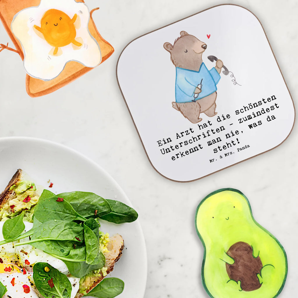 Square coaster Ein Arzt hat die schönsten Unterschriften - zumindest erkennt man nie, was da steht! Getränkeuntersetzer, Tassen Untersetzer, Untersetzer Gläser, Glasuntersetzer, Untersetzer Holz, Untersetzer aus Holz, Untersetzer Design, Holzuntersetzer, Korkuntersetzer, Untersetzer, Bierdeckel, Untersetzer für Gläser, Beruf, Ausbildung, Jubiläum, Abschied, Rente, Kollege, Kollegin, Geschenk, Schenken, Arbeitskollege, Mitarbeiter, Firma, Danke, Dankeschön