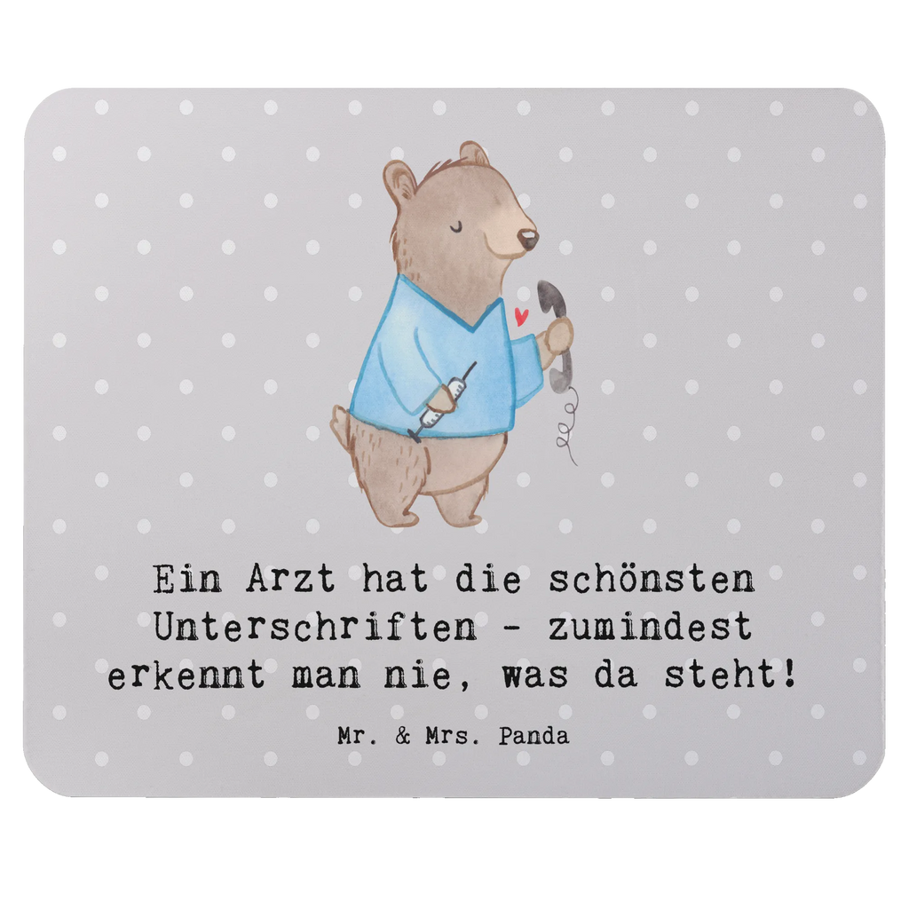 Mouse mat Ein Arzt hat die schönsten Unterschriften - zumindest erkennt man nie, was da steht! PC Zubehör, Arbeitszimmer, Mausunterlage, Computer zubehör, Einzigartiges Mauspad, Mousepad, Mauspad, Mauspad Büro, Designer Mauspad, Büroausstattung, Beruf, Ausbildung, Jubiläum, Abschied, Rente, Kollege, Kollegin, Geschenk, Schenken, Arbeitskollege, Mitarbeiter, Firma, Danke, Dankeschön