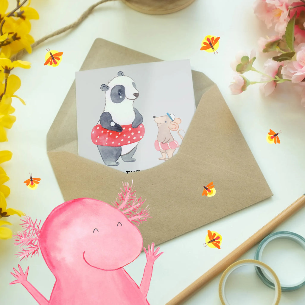 Greetings card Warum sind Schwimmlehrer immer so entspannt? Weil sie jeden Tag in ihrem Element sind! Hochzeitskarte, Geburtstagskarte, Einladungskarte, Ansichtskarten, Klappkarte, Glückwunschkarte, Karte, Grußkarte, Beruf, Ausbildung, Jubiläum, Abschied, Rente, Kollege, Kollegin, Geschenk, Schenken, Arbeitskollege, Mitarbeiter, Firma, Danke, Dankeschön