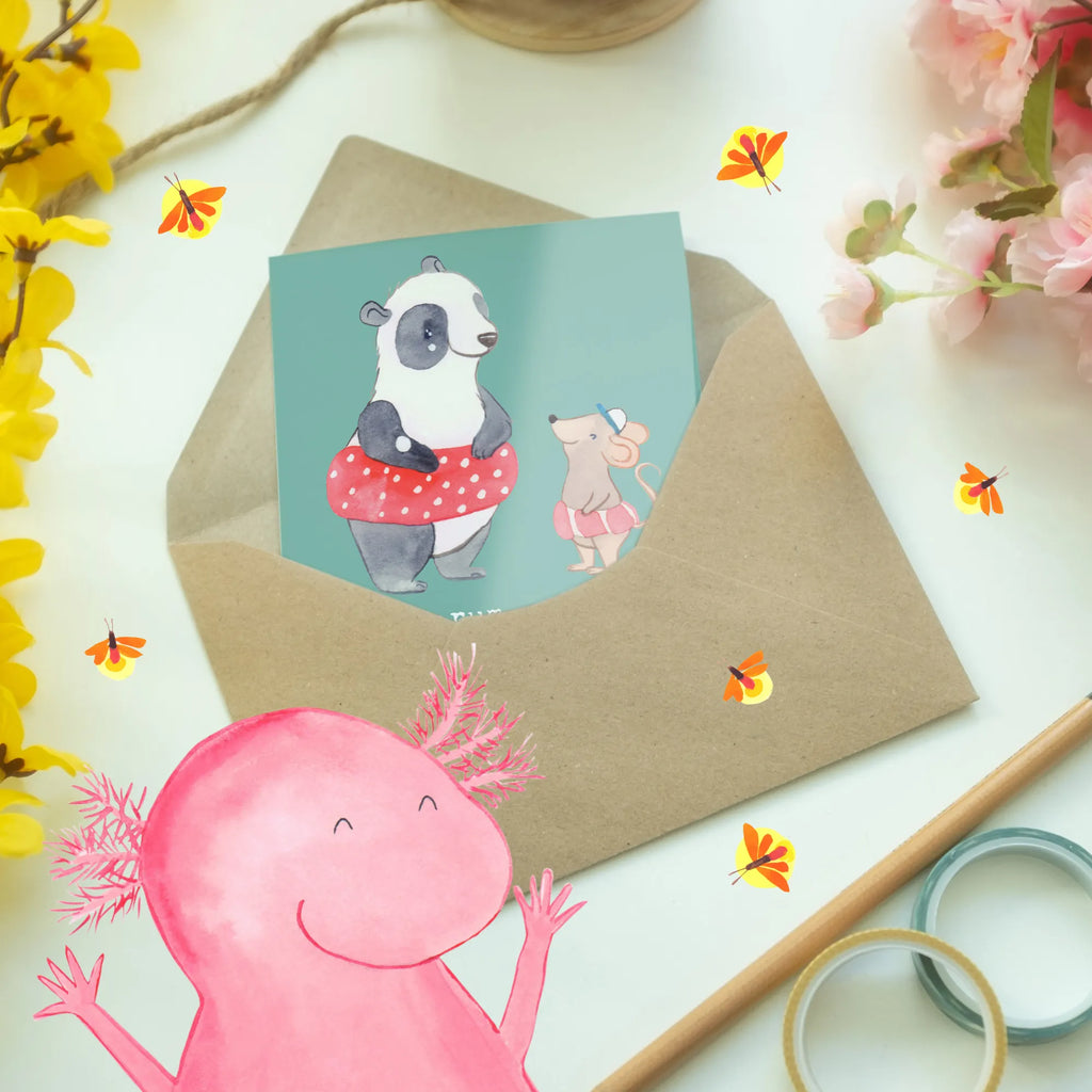 Greetings card Warum sind Schwimmlehrer immer so entspannt? Weil sie jeden Tag in ihrem Element sind! Hochzeitskarte, Geburtstagskarte, Einladungskarte, Ansichtskarten, Klappkarte, Glückwunschkarte, Karte, Grußkarte, Beruf, Ausbildung, Jubiläum, Abschied, Rente, Kollege, Kollegin, Geschenk, Schenken, Arbeitskollege, Mitarbeiter, Firma, Danke, Dankeschön