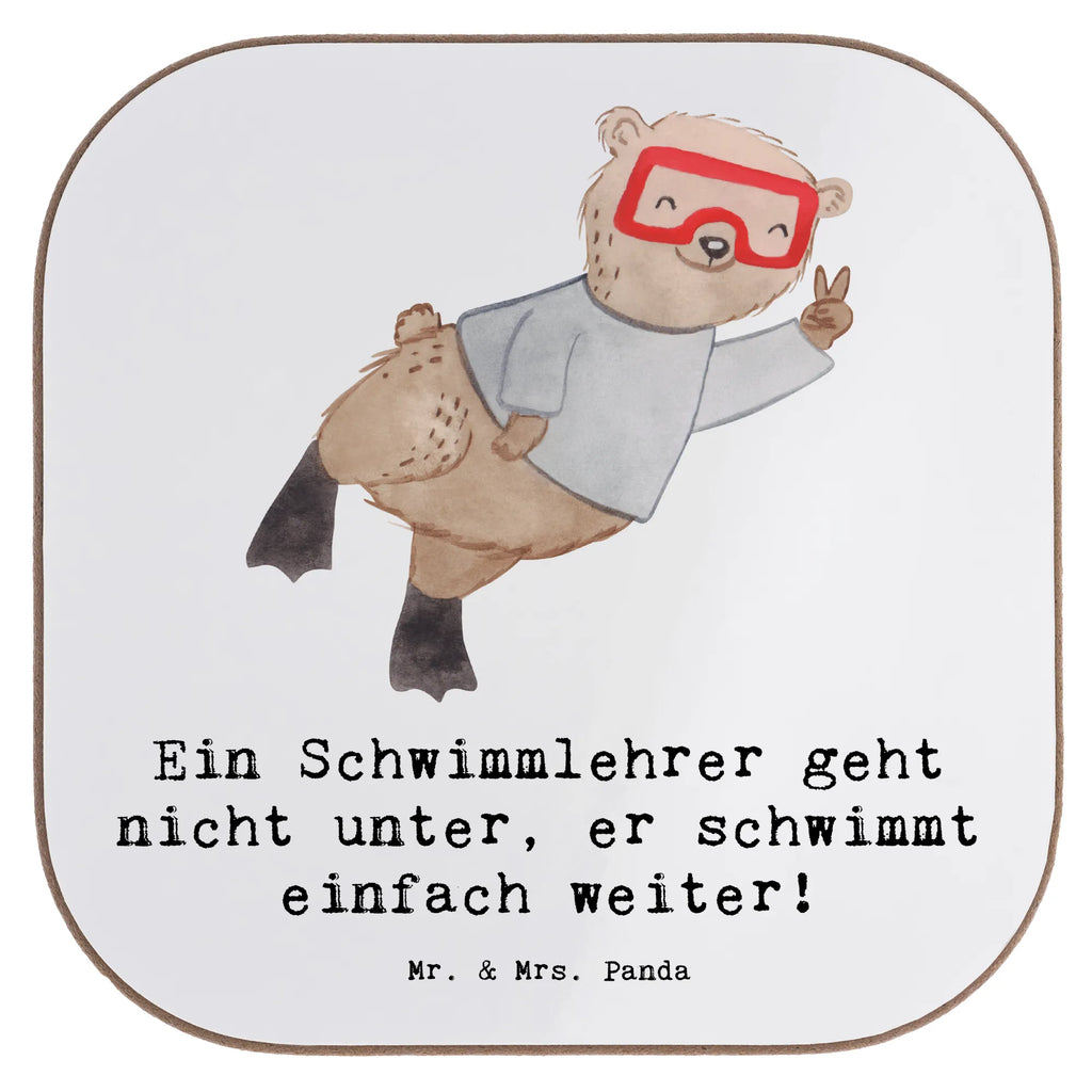 Square coaster Ein Schwimmlehrer geht nicht unter, er schwimmt einfach weiter! Untersetzer Gläser, Untersetzer aus Holz, Glasuntersetzer, Tassen Untersetzer, Untersetzer Holz, Untersetzer Design, Holzuntersetzer, Untersetzer für Gläser, Untersetzer, Korkuntersetzer, Getränkeuntersetzer, Bierdeckel, Beruf, Ausbildung, Jubiläum, Abschied, Rente, Kollege, Kollegin, Geschenk, Schenken, Arbeitskollege, Mitarbeiter, Firma, Danke, Dankeschön