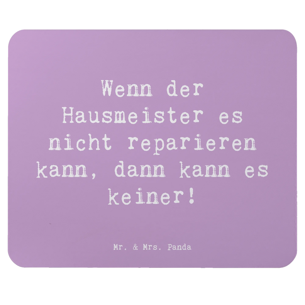 Mouse mat Saying Wenn der Hausmeister es nicht reparieren kann, dann kann es keiner! Mauspad, Einzigartiges Mauspad, Designer Mauspad, Mousepad, Arbeitszimmer, PC Zubehör, Büroausstattung, Computer zubehör, Mausunterlage, Mauspad Büro, Beruf, Ausbildung, Jubiläum, Abschied, Rente, Kollege, Kollegin, Geschenk, Schenken, Arbeitskollege, Mitarbeiter, Firma, Danke, Dankeschön