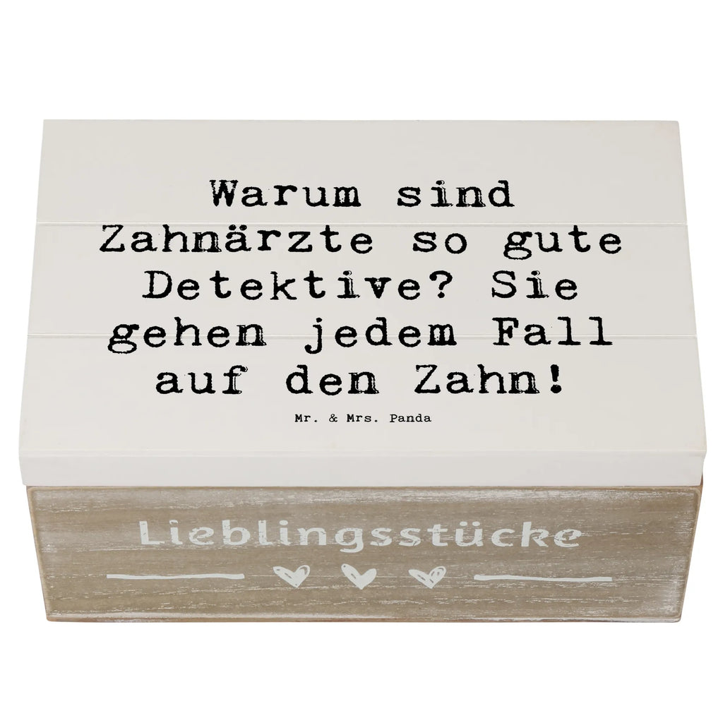 Holzkiste Spruch Zahnarzt Detektiv XXL, Geschenkbox, Truhe, Kiste, Holzkiste, Dekokiste, Geschenkdose, Schatulle, Erinnerungsbox, Aufbewahrungsbox, Erinnerungskiste, Schatzkiste, Beruf, Ausbildung, Jubiläum, Abschied, Rente, Kollege, Kollegin, Geschenk, Schenken, Arbeitskollege, Mitarbeiter, Firma, Danke, Dankeschön