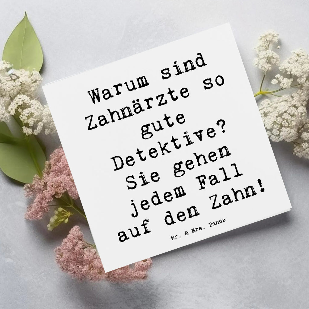 Deluxe Karte Spruch Zahnarzt Detektiv Grußkarte, Geburtstagskarte, Hochzeitskarte, Einladungskarte, Hochwertige Grußkarte, Karte, Glückwunschkarte, Hochwertige Klappkarte, Klappkarte, Beruf, Ausbildung, Jubiläum, Abschied, Rente, Kollege, Kollegin, Geschenk, Schenken, Arbeitskollege, Mitarbeiter, Firma, Danke, Dankeschön