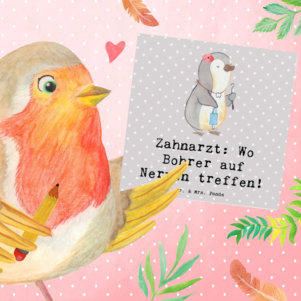 Deluxe Card Zahnarzt: Wo Bohrer auf Nerven treffen! Hochwertige Klappkarte, Grußkarte, Geburtstagskarte, Klappkarte, Glückwunschkarte, Hochwertige Grußkarte, Einladungskarte, Karte, Hochzeitskarte, Beruf, Ausbildung, Jubiläum, Abschied, Rente, Kollege, Kollegin, Geschenk, Schenken, Arbeitskollege, Mitarbeiter, Firma, Danke, Dankeschön