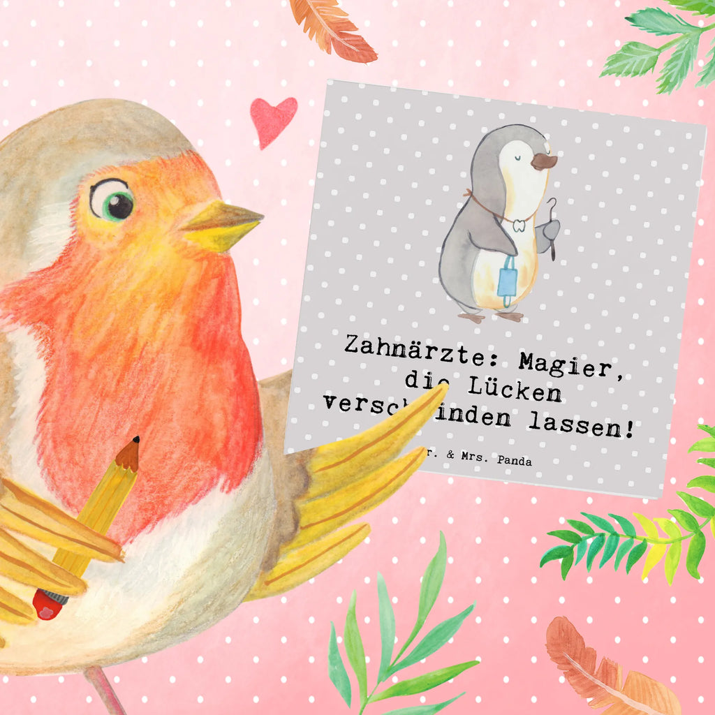 Deluxe Card Zahnärzte: Magier, die Lücken verschwinden lassen! Karte, Grußkarte, Geburtstagskarte, Hochwertige Klappkarte, Hochwertige Grußkarte, Klappkarte, Glückwunschkarte, Hochzeitskarte, Einladungskarte, Beruf, Ausbildung, Jubiläum, Abschied, Rente, Kollege, Kollegin, Geschenk, Schenken, Arbeitskollege, Mitarbeiter, Firma, Danke, Dankeschön