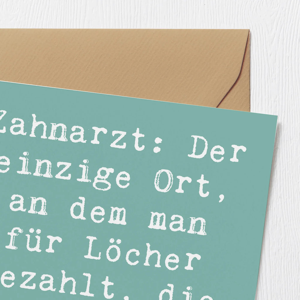 Deluxe Karte Zahnarzt Lochgebühr Grußkarte, Karte, Einladungskarte, Klappkarte, Hochwertige Klappkarte, Geburtstagskarte, Hochwertige Grußkarte, Glückwunschkarte, Hochzeitskarte, Beruf, Ausbildung, Jubiläum, Abschied, Rente, Kollege, Kollegin, Geschenk, Schenken, Arbeitskollege, Mitarbeiter, Firma, Danke, Dankeschön