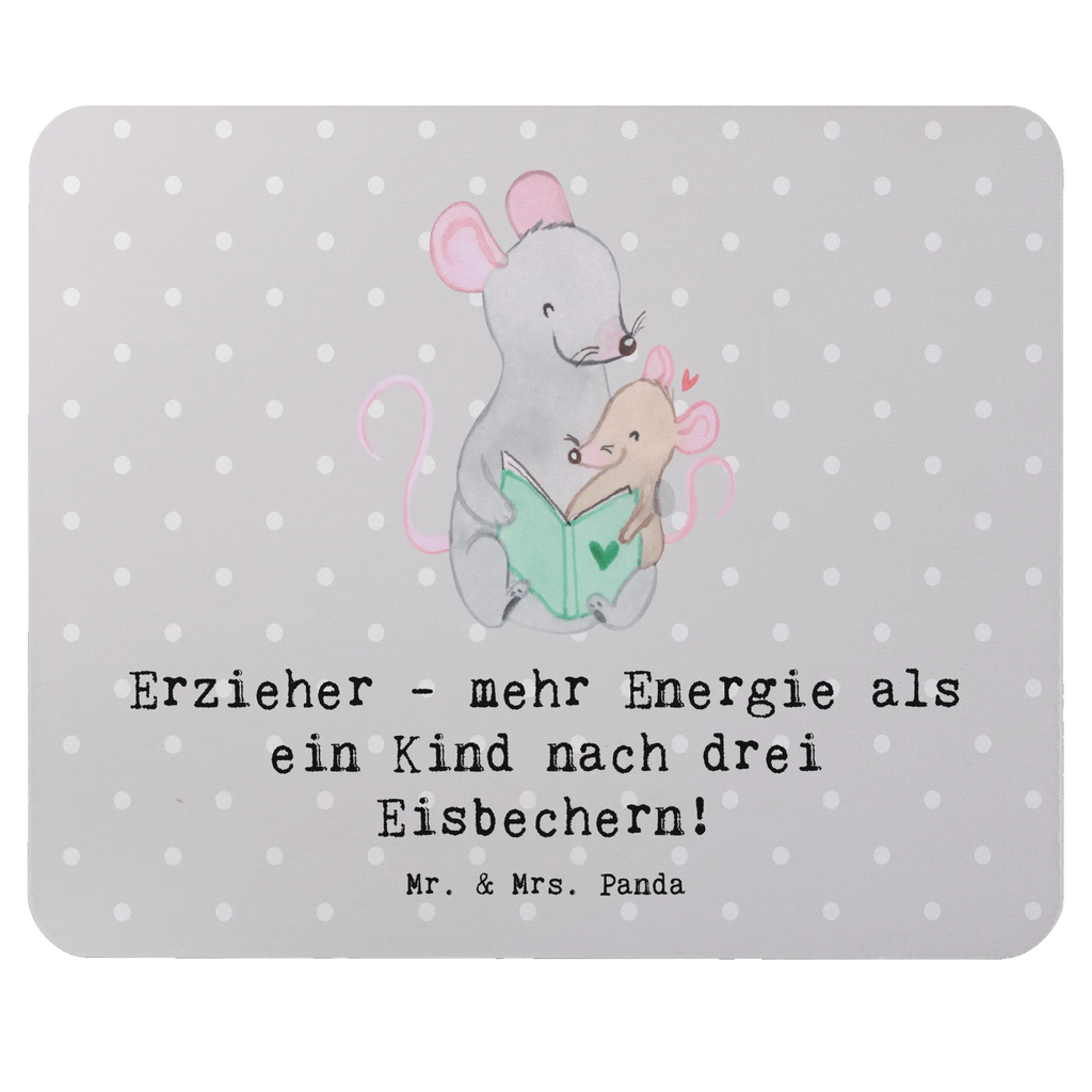 Mouse mat Erzieher - mehr Energie als ein Kind nach drei Eisbechern! Mauspad Büro, Mauspad, Computer zubehör, Einzigartiges Mauspad, Mousepad, Designer Mauspad, Mausunterlage, Arbeitszimmer, PC Zubehör, Büroausstattung, Beruf, Ausbildung, Jubiläum, Abschied, Rente, Kollege, Kollegin, Geschenk, Schenken, Arbeitskollege, Mitarbeiter, Firma, Danke, Dankeschön