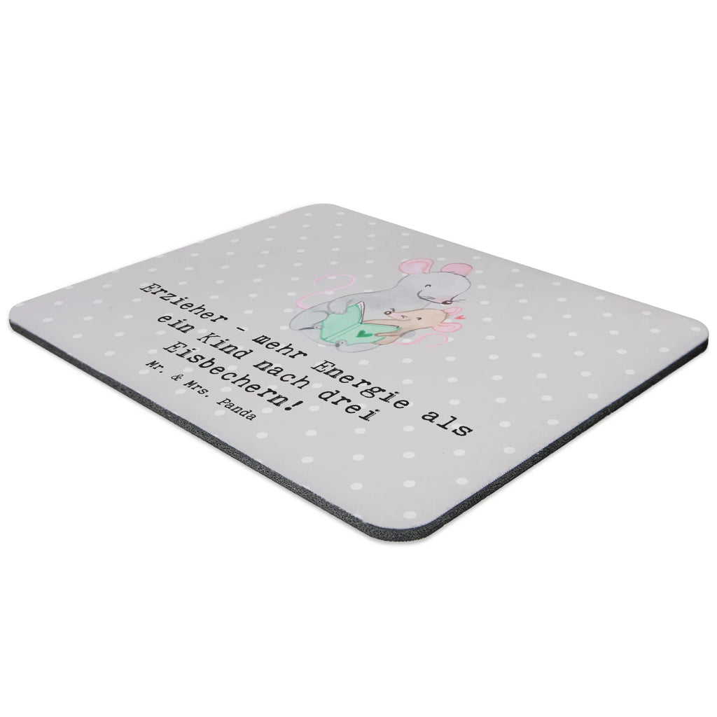 Mouse mat Erzieher - mehr Energie als ein Kind nach drei Eisbechern! Mauspad Büro, Mauspad, Computer zubehör, Einzigartiges Mauspad, Mousepad, Designer Mauspad, Mausunterlage, Arbeitszimmer, PC Zubehör, Büroausstattung, Beruf, Ausbildung, Jubiläum, Abschied, Rente, Kollege, Kollegin, Geschenk, Schenken, Arbeitskollege, Mitarbeiter, Firma, Danke, Dankeschön