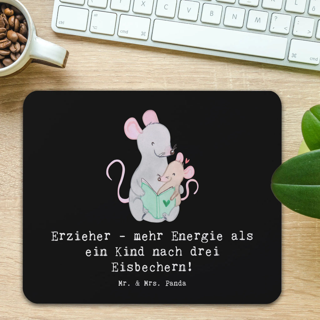 Mouse mat Erzieher - mehr Energie als ein Kind nach drei Eisbechern! Mauspad Büro, Mauspad, Computer zubehör, Einzigartiges Mauspad, Mousepad, Designer Mauspad, Mausunterlage, Arbeitszimmer, PC Zubehör, Büroausstattung, Beruf, Ausbildung, Jubiläum, Abschied, Rente, Kollege, Kollegin, Geschenk, Schenken, Arbeitskollege, Mitarbeiter, Firma, Danke, Dankeschön
