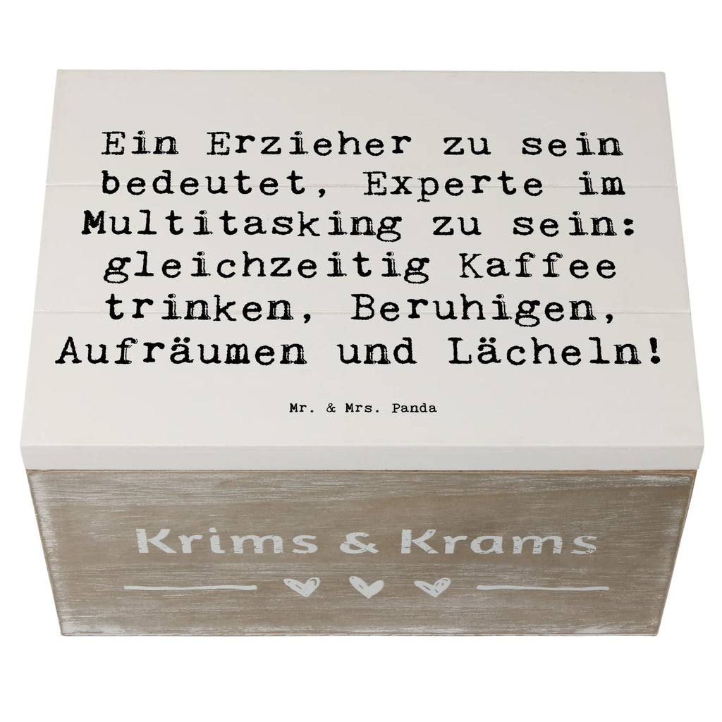 Holzkiste Spruch Multitasking Erzieher Schatulle, Kiste, Erinnerungsbox, Schatzkiste, Dekokiste, Aufbewahrungsbox, Truhe, Erinnerungskiste, XXL, Holzkiste, Geschenkdose, Geschenkbox, Beruf, Ausbildung, Jubiläum, Abschied, Rente, Kollege, Kollegin, Geschenk, Schenken, Arbeitskollege, Mitarbeiter, Firma, Danke, Dankeschön