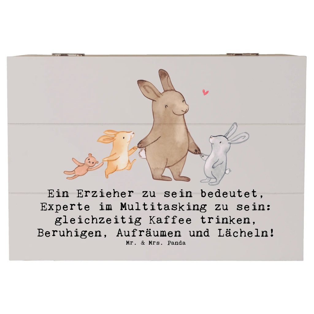 Holzkiste Multitasking Erzieher Schatulle, Geschenkbox, Aufbewahrungsbox, Dekokiste, XXL, Erinnerungskiste, Kiste, Holzkiste, Truhe, Erinnerungsbox, Geschenkdose, Schatzkiste, Beruf, Ausbildung, Jubiläum, Abschied, Rente, Kollege, Kollegin, Geschenk, Schenken, Arbeitskollege, Mitarbeiter, Firma, Danke, Dankeschön