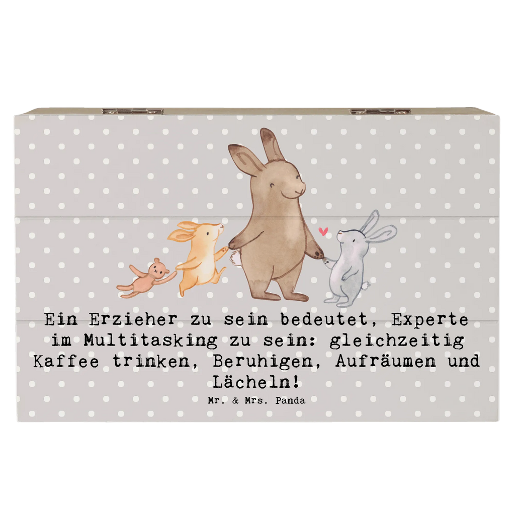 Holzkiste Multitasking Erzieher Schatulle, Geschenkbox, Aufbewahrungsbox, Dekokiste, XXL, Erinnerungskiste, Kiste, Holzkiste, Truhe, Erinnerungsbox, Geschenkdose, Schatzkiste, Beruf, Ausbildung, Jubiläum, Abschied, Rente, Kollege, Kollegin, Geschenk, Schenken, Arbeitskollege, Mitarbeiter, Firma, Danke, Dankeschön