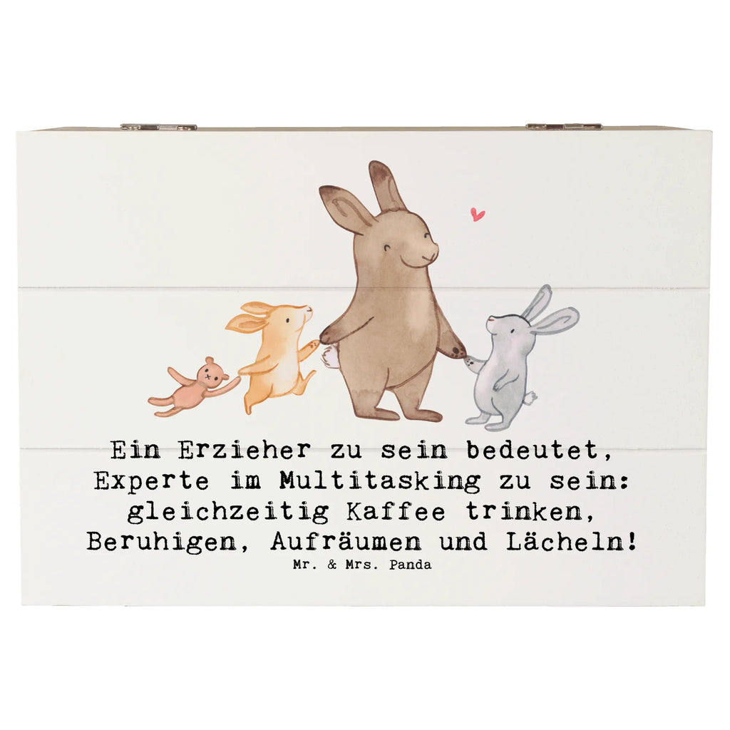 Holzkiste Multitasking Erzieher Schatulle, Geschenkbox, Aufbewahrungsbox, Dekokiste, XXL, Erinnerungskiste, Kiste, Holzkiste, Truhe, Erinnerungsbox, Geschenkdose, Schatzkiste, Beruf, Ausbildung, Jubiläum, Abschied, Rente, Kollege, Kollegin, Geschenk, Schenken, Arbeitskollege, Mitarbeiter, Firma, Danke, Dankeschön