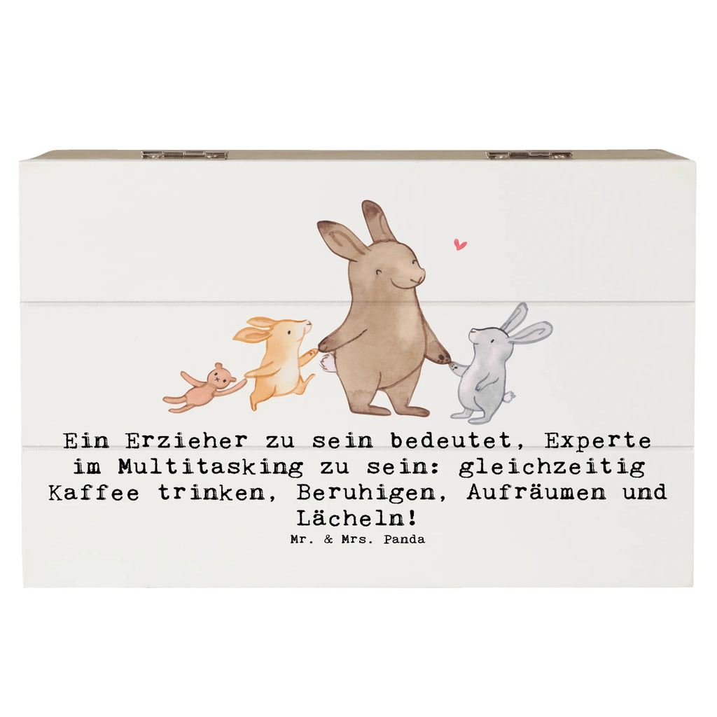 Holzkiste Multitasking Erzieher Schatulle, Geschenkbox, Aufbewahrungsbox, Dekokiste, XXL, Erinnerungskiste, Kiste, Holzkiste, Truhe, Erinnerungsbox, Geschenkdose, Schatzkiste, Beruf, Ausbildung, Jubiläum, Abschied, Rente, Kollege, Kollegin, Geschenk, Schenken, Arbeitskollege, Mitarbeiter, Firma, Danke, Dankeschön