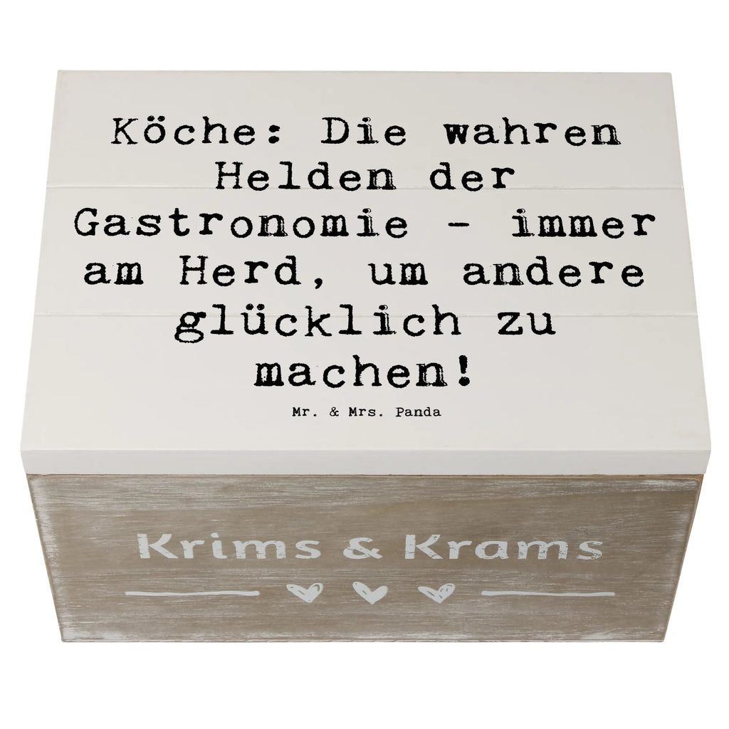 Wooden chest Saying Köche: Die wahren Helden der Gastronomie - immer am Herd, um andere glücklich zu machen! Schatulle, Dekokiste, Erinnerungskiste, Kiste, Erinnerungsbox, Geschenkbox, Truhe, XXL, Geschenkdose, Schatzkiste, Aufbewahrungsbox, Holzkiste, Beruf, Ausbildung, Jubiläum, Abschied, Rente, Kollege, Kollegin, Geschenk, Schenken, Arbeitskollege, Mitarbeiter, Firma, Danke, Dankeschön