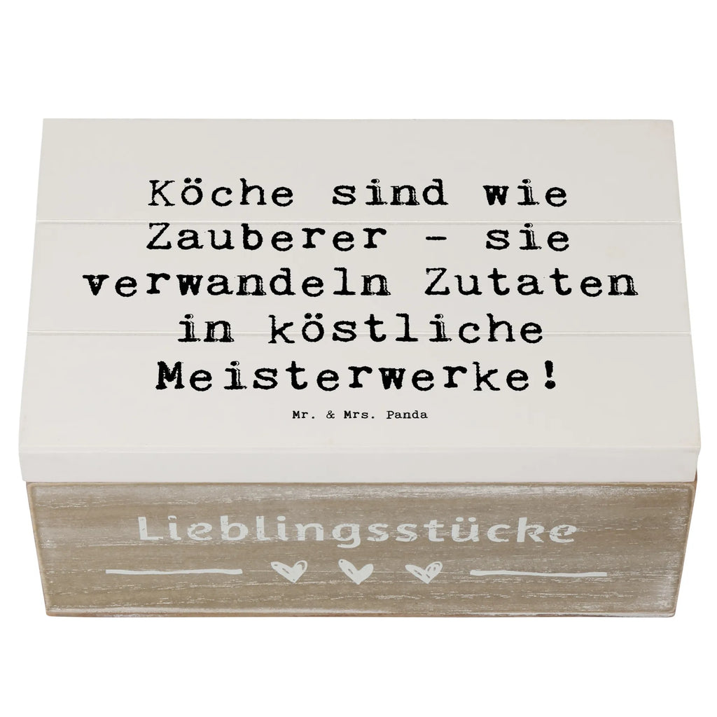 Holzkiste Spruch Köche sind wie Zauberer - sie verwandeln Zutaten in köstliche Meisterwerke! Holzkiste, Schatzkiste, Truhe, Erinnerungsbox, Dekokiste, Aufbewahrungsbox, Schatulle, Kiste, Erinnerungskiste, Geschenkbox, Geschenkdose, XXL, Beruf, Ausbildung, Jubiläum, Abschied, Rente, Kollege, Kollegin, Geschenk, Schenken, Arbeitskollege, Mitarbeiter, Firma, Danke, Dankeschön