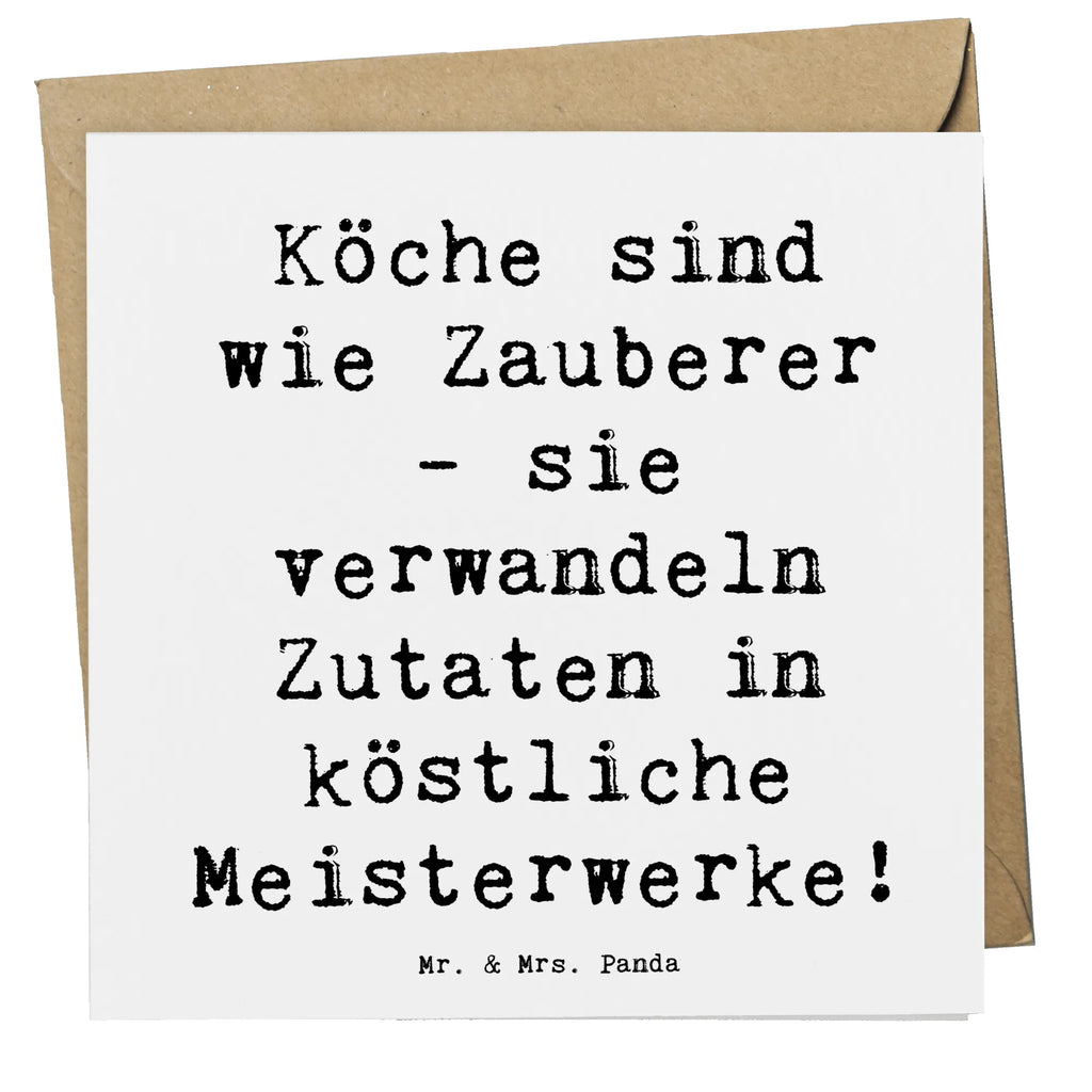 Deluxe Card Saying Köche sind wie Zauberer - sie verwandeln Zutaten in köstliche Meisterwerke! Karte, Einladungskarte, Klappkarte, Hochwertige Grußkarte, Hochzeitskarte, Hochwertige Klappkarte, Grußkarte, Geburtstagskarte, Glückwunschkarte, Beruf, Ausbildung, Jubiläum, Abschied, Rente, Kollege, Kollegin, Geschenk, Schenken, Arbeitskollege, Mitarbeiter, Firma, Danke, Dankeschön