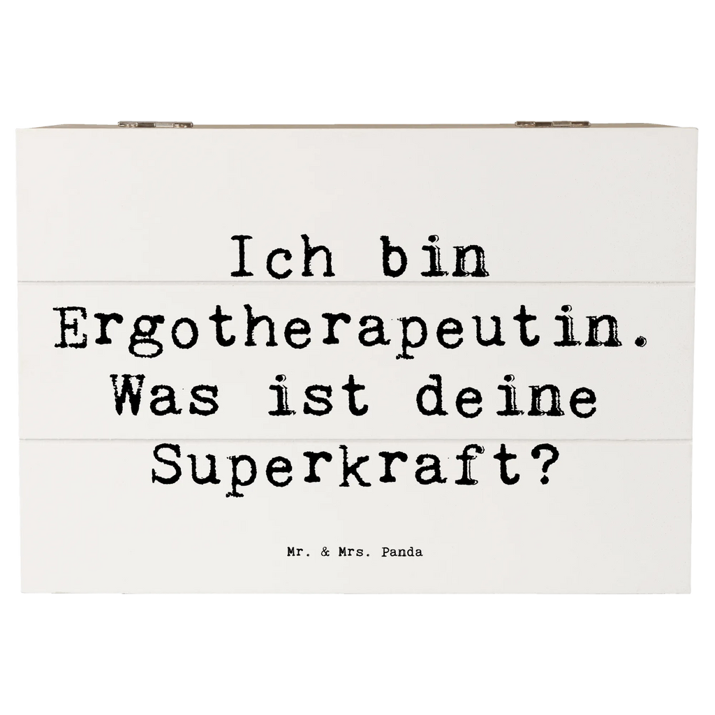 Wooden chest Saying Ich bin Ergotherapeutin. Was ist deine Superkraft? Geschenkdose, XXL, Geschenkbox, Kiste, Aufbewahrungsbox, Schatzkiste, Erinnerungsbox, Truhe, Erinnerungskiste, Holzkiste, Schatulle, Dekokiste, Beruf, Ausbildung, Jubiläum, Abschied, Rente, Kollege, Kollegin, Geschenk, Schenken, Arbeitskollege, Mitarbeiter, Firma, Danke, Dankeschön