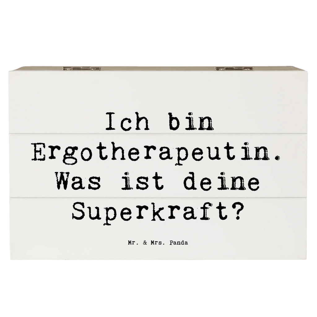 Wooden chest Saying Ich bin Ergotherapeutin. Was ist deine Superkraft? Geschenkdose, XXL, Geschenkbox, Kiste, Aufbewahrungsbox, Schatzkiste, Erinnerungsbox, Truhe, Erinnerungskiste, Holzkiste, Schatulle, Dekokiste, Beruf, Ausbildung, Jubiläum, Abschied, Rente, Kollege, Kollegin, Geschenk, Schenken, Arbeitskollege, Mitarbeiter, Firma, Danke, Dankeschön