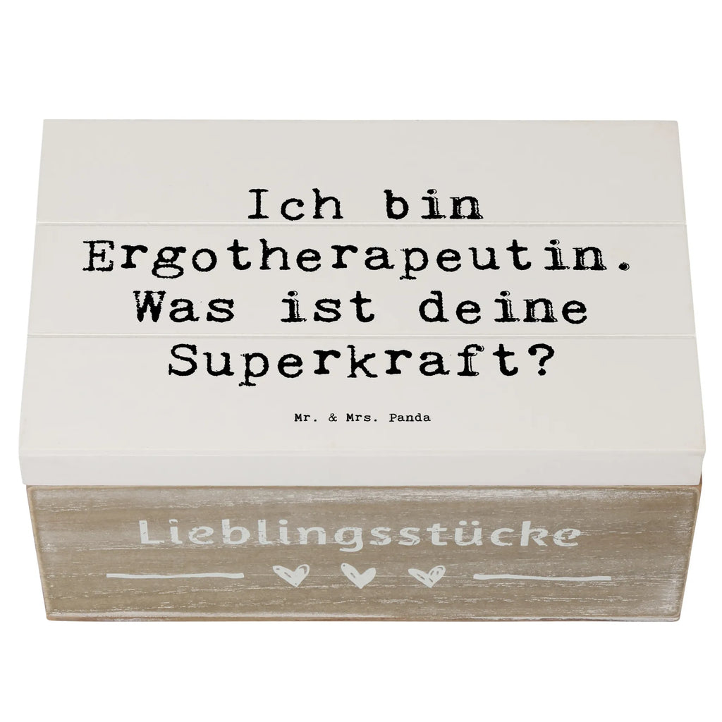 Wooden chest Saying Ich bin Ergotherapeutin. Was ist deine Superkraft? Geschenkdose, XXL, Geschenkbox, Kiste, Aufbewahrungsbox, Schatzkiste, Erinnerungsbox, Truhe, Erinnerungskiste, Holzkiste, Schatulle, Dekokiste, Beruf, Ausbildung, Jubiläum, Abschied, Rente, Kollege, Kollegin, Geschenk, Schenken, Arbeitskollege, Mitarbeiter, Firma, Danke, Dankeschön