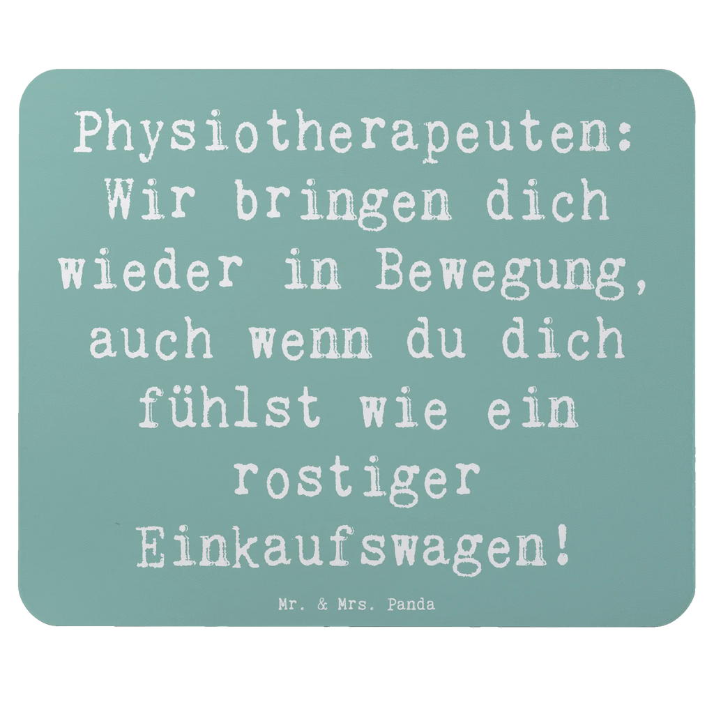 Mouse mat Saying Physiotherapeuten: Wir bringen dich wieder in Bewegung, auch wenn du dich fühlst wie ein rostiger Einkaufswagen! PC Zubehör, Einzigartiges Mauspad, Designer Mauspad, Computer zubehör, Mauspad Büro, Arbeitszimmer, Büroausstattung, Mousepad, Mauspad, Mausunterlage, Beruf, Ausbildung, Jubiläum, Abschied, Rente, Kollege, Kollegin, Geschenk, Schenken, Arbeitskollege, Mitarbeiter, Firma, Danke, Dankeschön