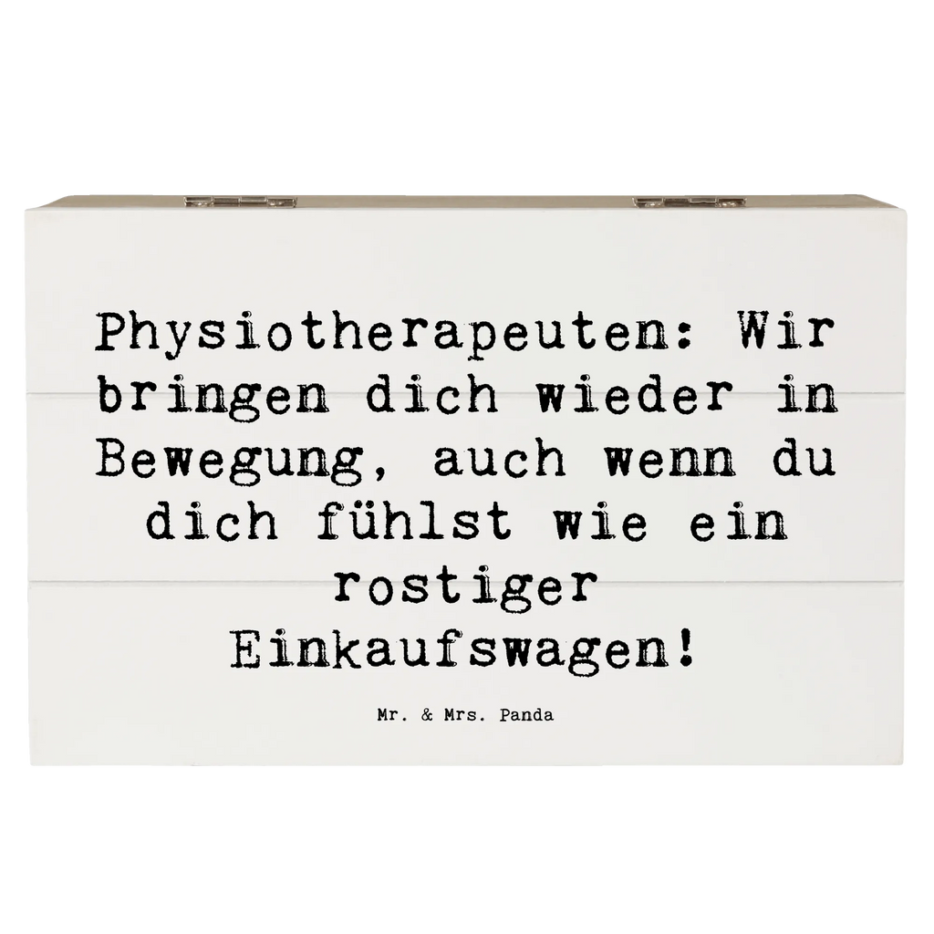 Wooden chest Saying Physiotherapeuten: Wir bringen dich wieder in Bewegung, auch wenn du dich fühlst wie ein rostiger Einkaufswagen! Erinnerungskiste, Holzkiste, Geschenkbox, Aufbewahrungsbox, Erinnerungsbox, Schatulle, Truhe, Kiste, Dekokiste, Schatzkiste, Geschenkdose, XXL, Beruf, Ausbildung, Jubiläum, Abschied, Rente, Kollege, Kollegin, Geschenk, Schenken, Arbeitskollege, Mitarbeiter, Firma, Danke, Dankeschön