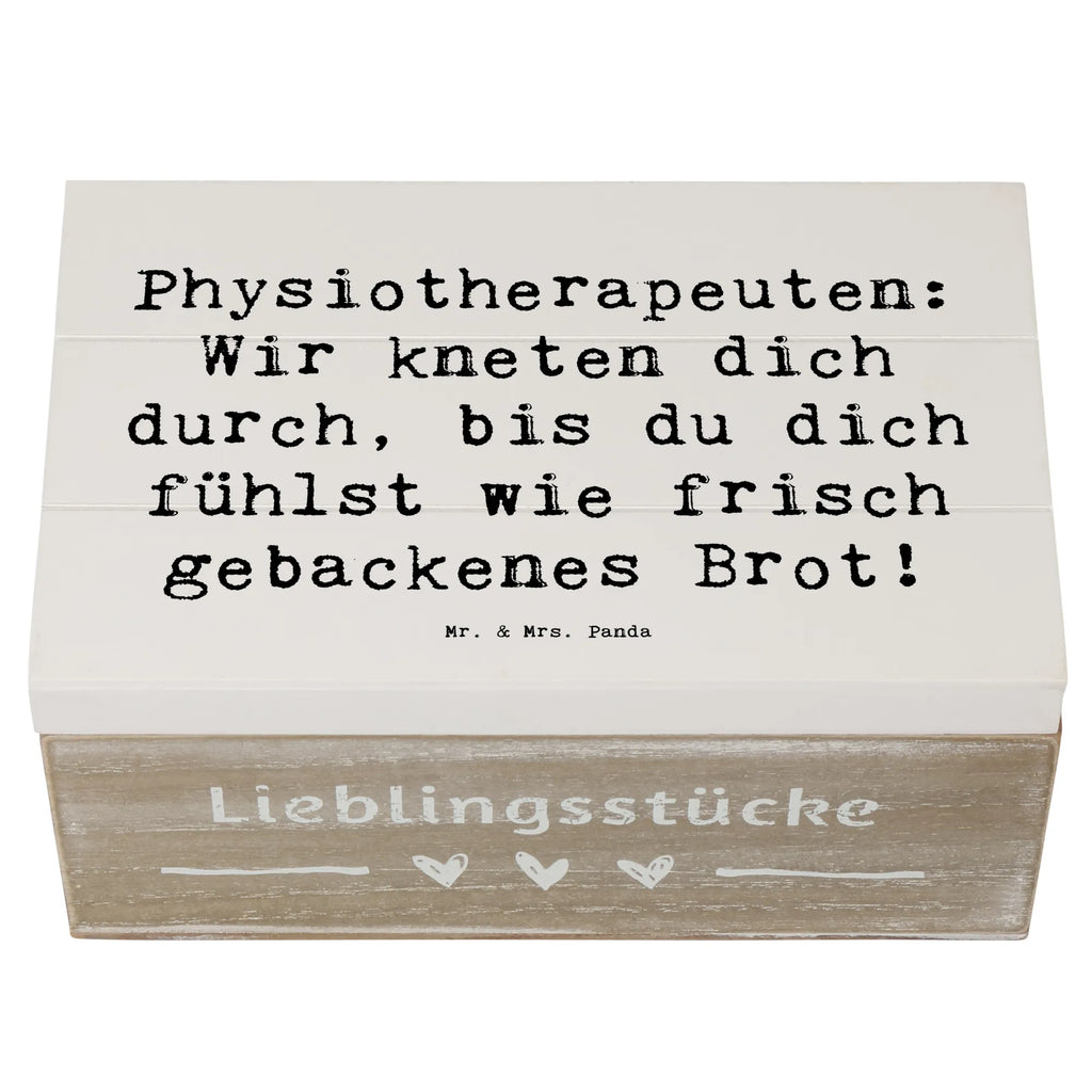 Wooden chest Saying Physiotherapeuten: Wir kneten dich durch, bis du dich fühlst wie frisch gebackenes Brot! Erinnerungskiste, Schatzkiste, Aufbewahrungsbox, Geschenkdose, Dekokiste, Schatulle, Kiste, Geschenkbox, Truhe, Erinnerungsbox, Holzkiste, XXL, Beruf, Ausbildung, Jubiläum, Abschied, Rente, Kollege, Kollegin, Geschenk, Schenken, Arbeitskollege, Mitarbeiter, Firma, Danke, Dankeschön
