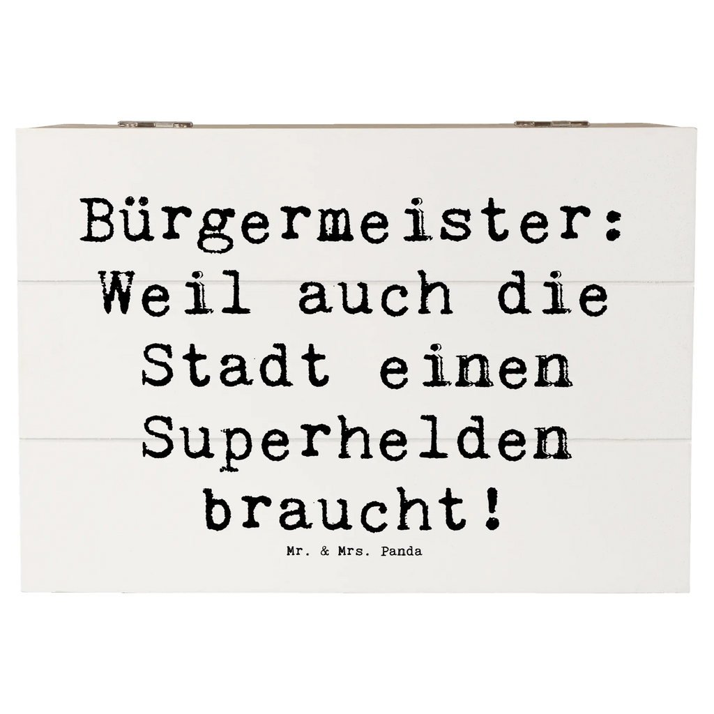 Holzkiste Spruch Bürgermeister Superheld Truhe, Aufbewahrungsbox, Kiste, Geschenkdose, Geschenkbox, Erinnerungskiste, Dekokiste, Schatulle, Erinnerungsbox, Schatzkiste, XXL, Holzkiste, Beruf, Ausbildung, Jubiläum, Abschied, Rente, Kollege, Kollegin, Geschenk, Schenken, Arbeitskollege, Mitarbeiter, Firma, Danke, Dankeschön