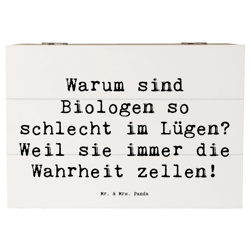 Wooden chest Saying Warum sind Biologen so schlecht im Lügen? Weil sie immer die Wahrheit zellen! Schatzkiste, Truhe, Erinnerungskiste, XXL, Holzkiste, Erinnerungsbox, Dekokiste, Schatulle, Kiste, Geschenkdose, Geschenkbox, Aufbewahrungsbox, Beruf, Ausbildung, Jubiläum, Abschied, Rente, Kollege, Kollegin, Geschenk, Schenken, Arbeitskollege, Mitarbeiter, Firma, Danke, Dankeschön
