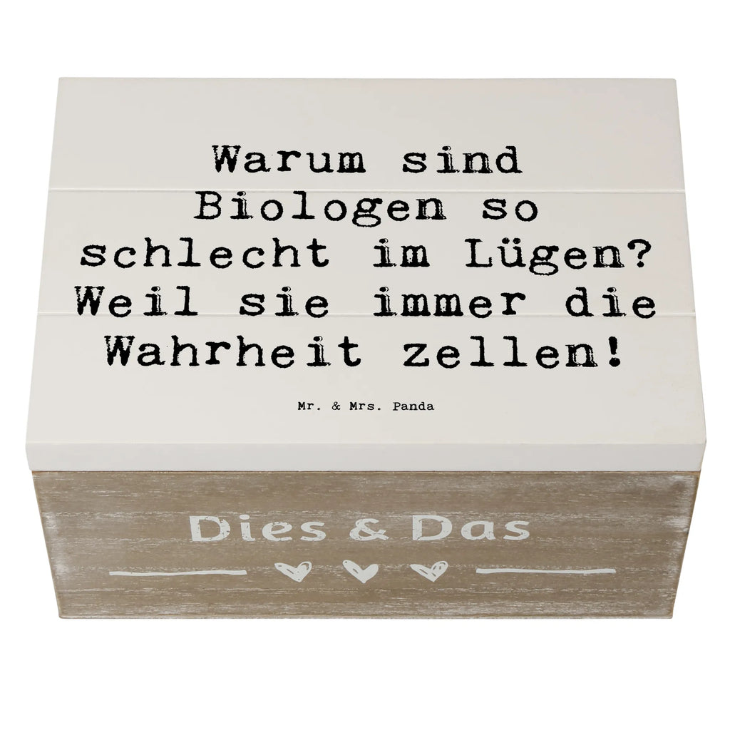 Wooden chest Saying Warum sind Biologen so schlecht im Lügen? Weil sie immer die Wahrheit zellen! Schatzkiste, Truhe, Erinnerungskiste, XXL, Holzkiste, Erinnerungsbox, Dekokiste, Schatulle, Kiste, Geschenkdose, Geschenkbox, Aufbewahrungsbox, Beruf, Ausbildung, Jubiläum, Abschied, Rente, Kollege, Kollegin, Geschenk, Schenken, Arbeitskollege, Mitarbeiter, Firma, Danke, Dankeschön