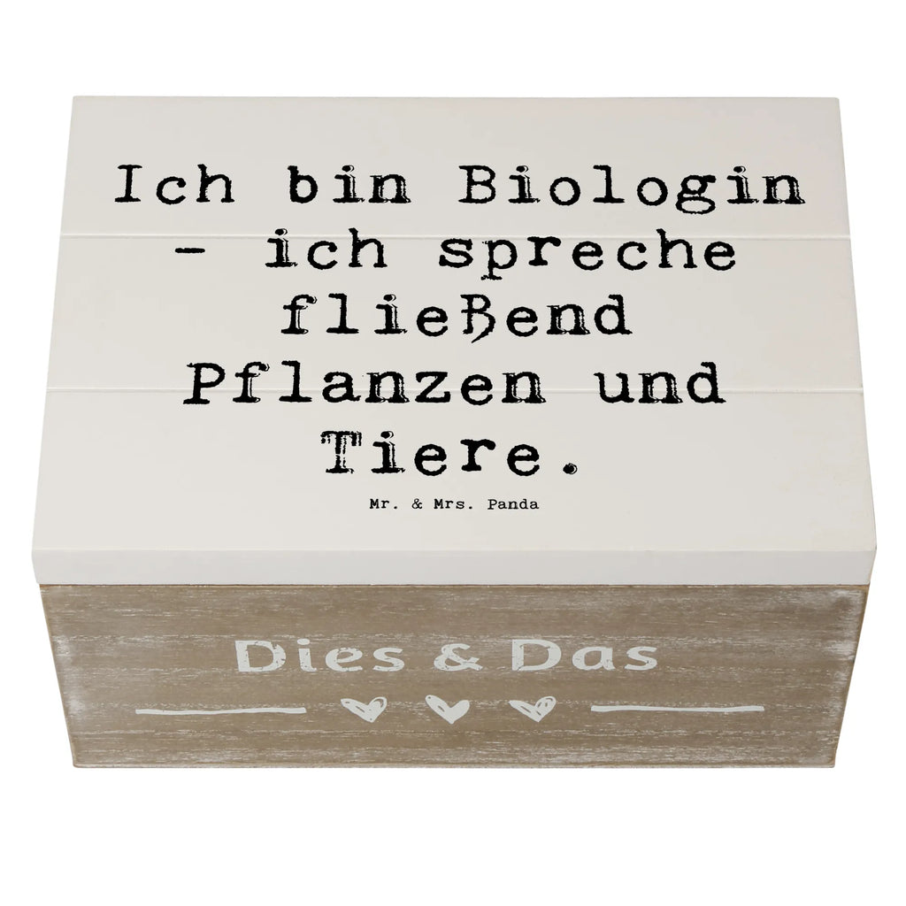 Wooden chest Saying Ich bin Biologin - ich spreche fließend Pflanzen und Tiere. Aufbewahrungsbox, Geschenkbox, XXL, Kiste, Dekokiste, Geschenkdose, Holzkiste, Erinnerungskiste, Truhe, Erinnerungsbox, Schatzkiste, Schatulle, Beruf, Ausbildung, Jubiläum, Abschied, Rente, Kollege, Kollegin, Geschenk, Schenken, Arbeitskollege, Mitarbeiter, Firma, Danke, Dankeschön