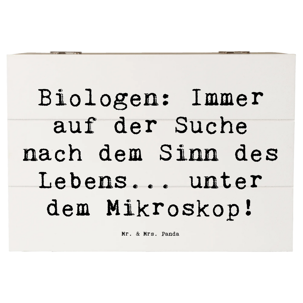 Wooden chest Saying Biologen: Immer auf der Suche nach dem Sinn des Lebens... unter dem Mikroskop! Kiste, XXL, Aufbewahrungsbox, Schatzkiste, Truhe, Geschenkdose, Geschenkbox, Erinnerungsbox, Erinnerungskiste, Holzkiste, Dekokiste, Schatulle, Beruf, Ausbildung, Jubiläum, Abschied, Rente, Kollege, Kollegin, Geschenk, Schenken, Arbeitskollege, Mitarbeiter, Firma, Danke, Dankeschön