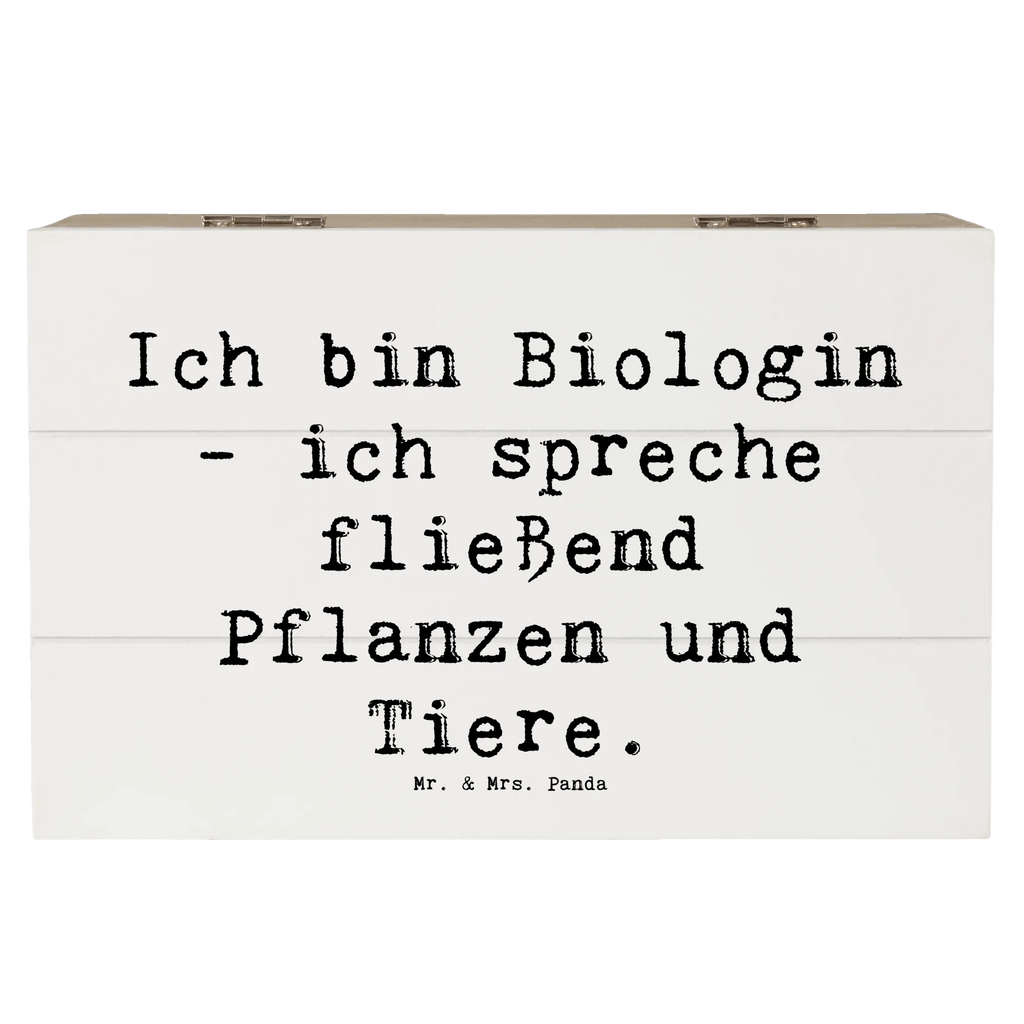 Wooden chest Saying Ich bin Biologin - ich spreche fließend Pflanzen und Tiere. Aufbewahrungsbox, Geschenkbox, XXL, Kiste, Dekokiste, Geschenkdose, Holzkiste, Erinnerungskiste, Truhe, Erinnerungsbox, Schatzkiste, Schatulle, Beruf, Ausbildung, Jubiläum, Abschied, Rente, Kollege, Kollegin, Geschenk, Schenken, Arbeitskollege, Mitarbeiter, Firma, Danke, Dankeschön