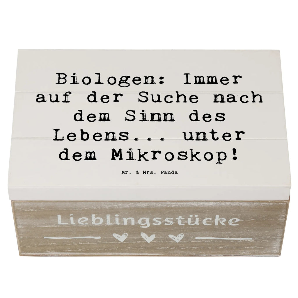 Wooden chest Saying Biologen: Immer auf der Suche nach dem Sinn des Lebens... unter dem Mikroskop! Kiste, XXL, Aufbewahrungsbox, Schatzkiste, Truhe, Geschenkdose, Geschenkbox, Erinnerungsbox, Erinnerungskiste, Holzkiste, Dekokiste, Schatulle, Beruf, Ausbildung, Jubiläum, Abschied, Rente, Kollege, Kollegin, Geschenk, Schenken, Arbeitskollege, Mitarbeiter, Firma, Danke, Dankeschön