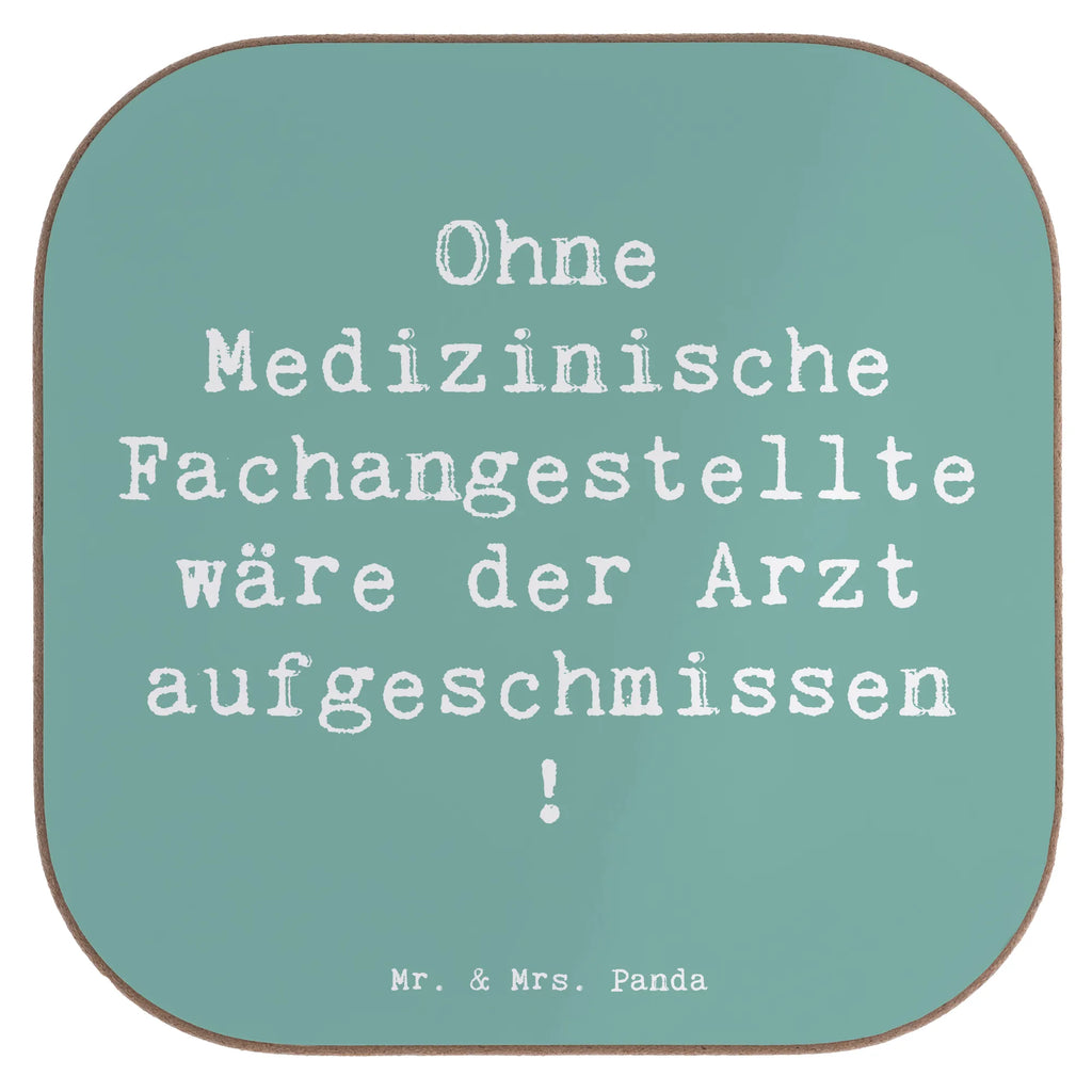 Square coaster Saying Ohne Medizinische Fachangestellte wäre der Arzt aufgeschmissen! Glasuntersetzer, Tassen Untersetzer, Bierdeckel, Untersetzer Holz, Untersetzer für Gläser, Untersetzer Gläser, Korkuntersetzer, Untersetzer, Getränkeuntersetzer, Untersetzer aus Holz, Holzuntersetzer, Untersetzer Design, Beruf, Ausbildung, Jubiläum, Abschied, Rente, Kollege, Kollegin, Geschenk, Schenken, Arbeitskollege, Mitarbeiter, Firma, Danke, Dankeschön