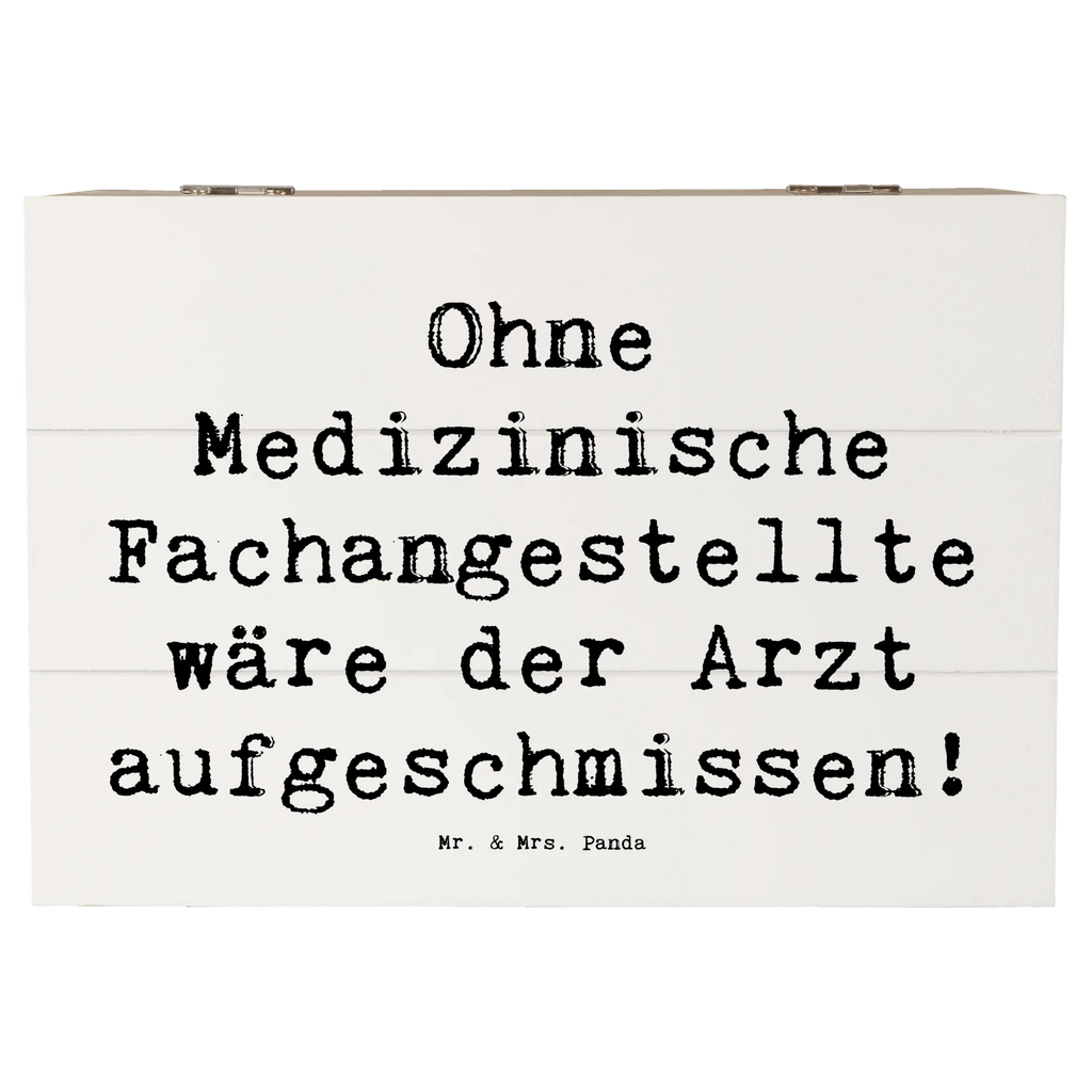 Holzkiste Spruch Ohne Medizinische Fachangestellte wäre der Arzt aufgeschmissen! Holzkiste, Dekokiste, Truhe, XXL, Erinnerungskiste, Schatzkiste, Kiste, Schatulle, Aufbewahrungsbox, Geschenkbox, Erinnerungsbox, Geschenkdose, Beruf, Ausbildung, Jubiläum, Abschied, Rente, Kollege, Kollegin, Geschenk, Schenken, Arbeitskollege, Mitarbeiter, Firma, Danke, Dankeschön