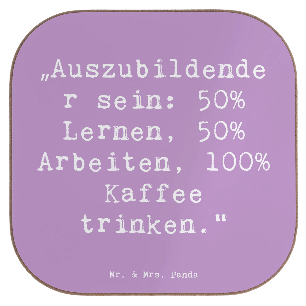 Square coaster Saying „Auszubildender sein: 50% Lernen, 50% Arbeiten, 100% Kaffee trinken.“ Untersetzer, Holzuntersetzer, Glasuntersetzer, Korkuntersetzer, Getränkeuntersetzer, Untersetzer Design, Untersetzer für Gläser, Bierdeckel, Untersetzer Gläser, Tassen Untersetzer, Untersetzer Holz, Untersetzer aus Holz, Beruf, Ausbildung, Jubiläum, Abschied, Rente, Kollege, Kollegin, Geschenk, Schenken, Arbeitskollege, Mitarbeiter, Firma, Danke, Dankeschön