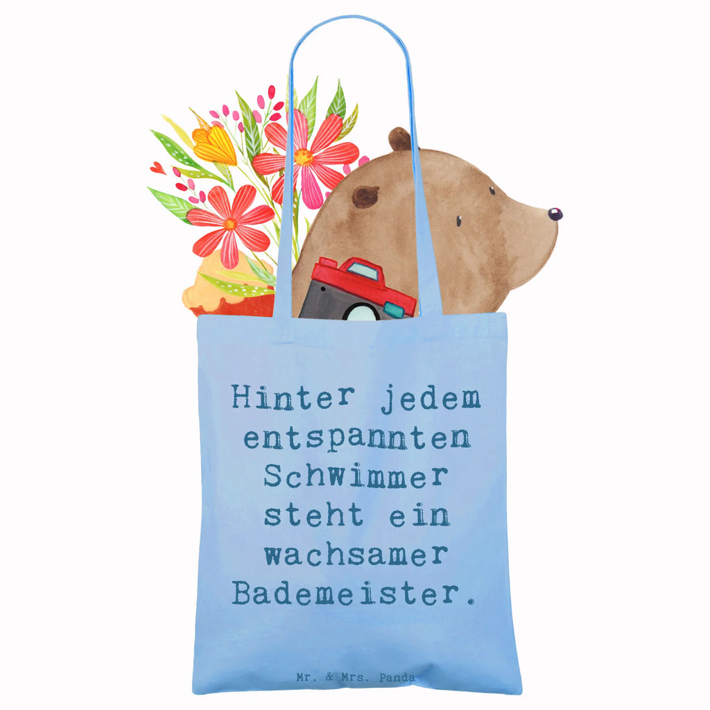 Tragetasche Spruch Bademeister schützend Schultertasche, Umhängetasche, Tasche, Jutebeutel, Shopper, Tragetasche, Stoffbeutel, Jutetasche, Einkaufstasche, Beutel, Laptoptasche, Beuteltasche, Stofftasche, Strandtasche, Einkaufstüte, Badetasche, Beruf, Ausbildung, Jubiläum, Abschied, Rente, Kollege, Kollegin, Geschenk, Schenken, Arbeitskollege, Mitarbeiter, Firma, Danke, Dankeschön