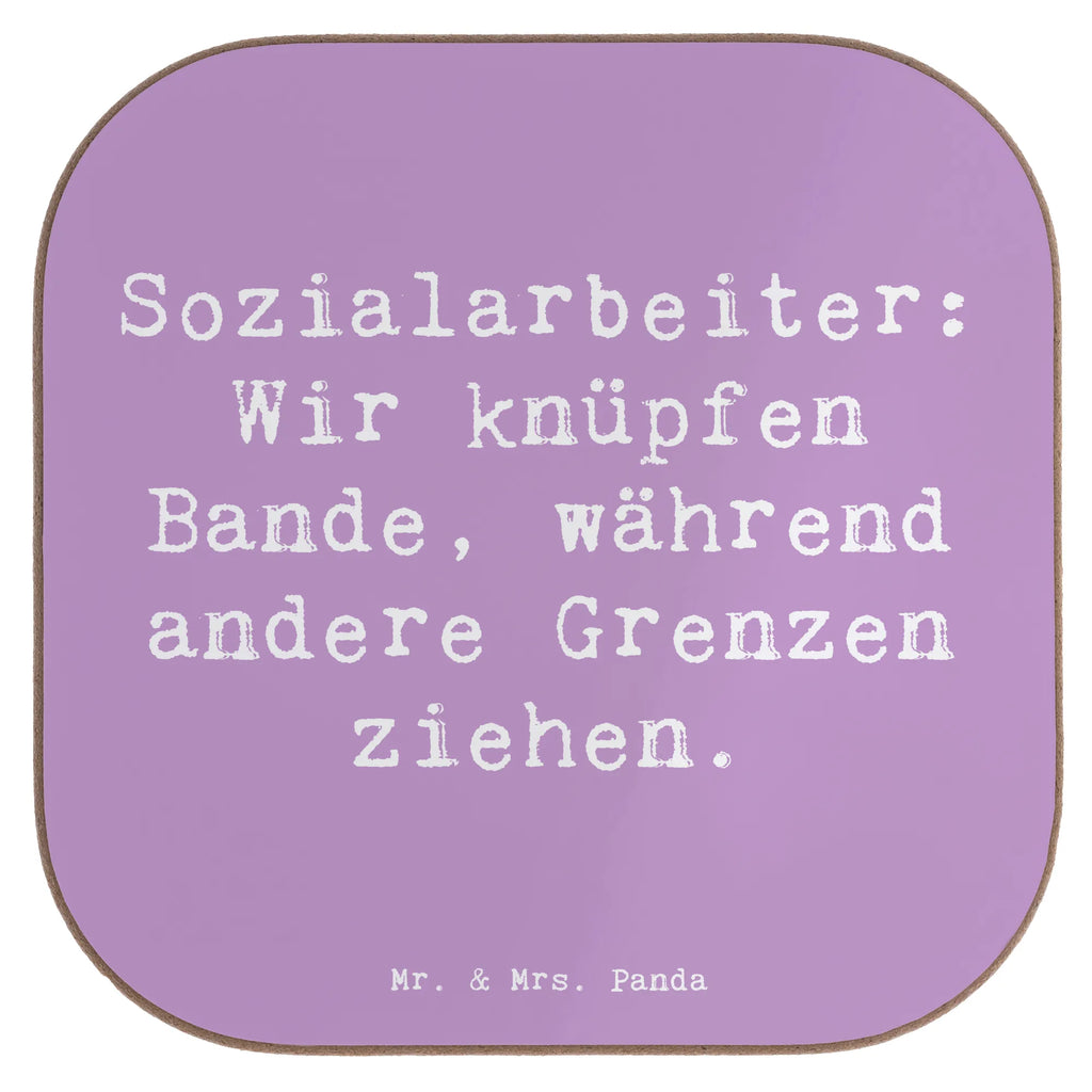 Square coaster Saying Sozialarbeiter: Wir knüpfen Bande, während andere Grenzen ziehen. Untersetzer Design, Untersetzer, Untersetzer für Gläser, Bierdeckel, Untersetzer Holz, Holzuntersetzer, Untersetzer aus Holz, Glasuntersetzer, Untersetzer Gläser, Korkuntersetzer, Tassen Untersetzer, Getränkeuntersetzer, Beruf, Ausbildung, Jubiläum, Abschied, Rente, Kollege, Kollegin, Geschenk, Schenken, Arbeitskollege, Mitarbeiter, Firma, Danke, Dankeschön